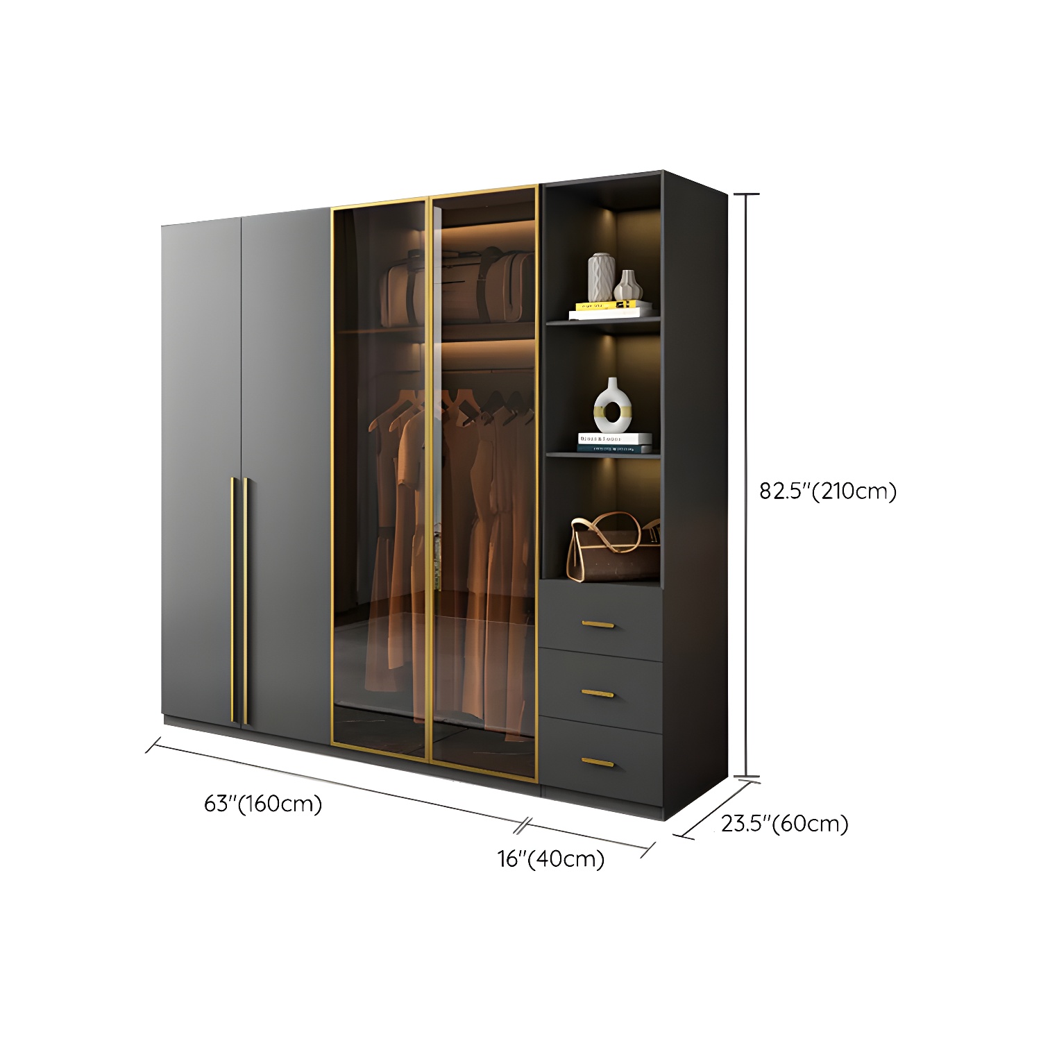 Modern Wardrobe Armoire | Ormau - image 28