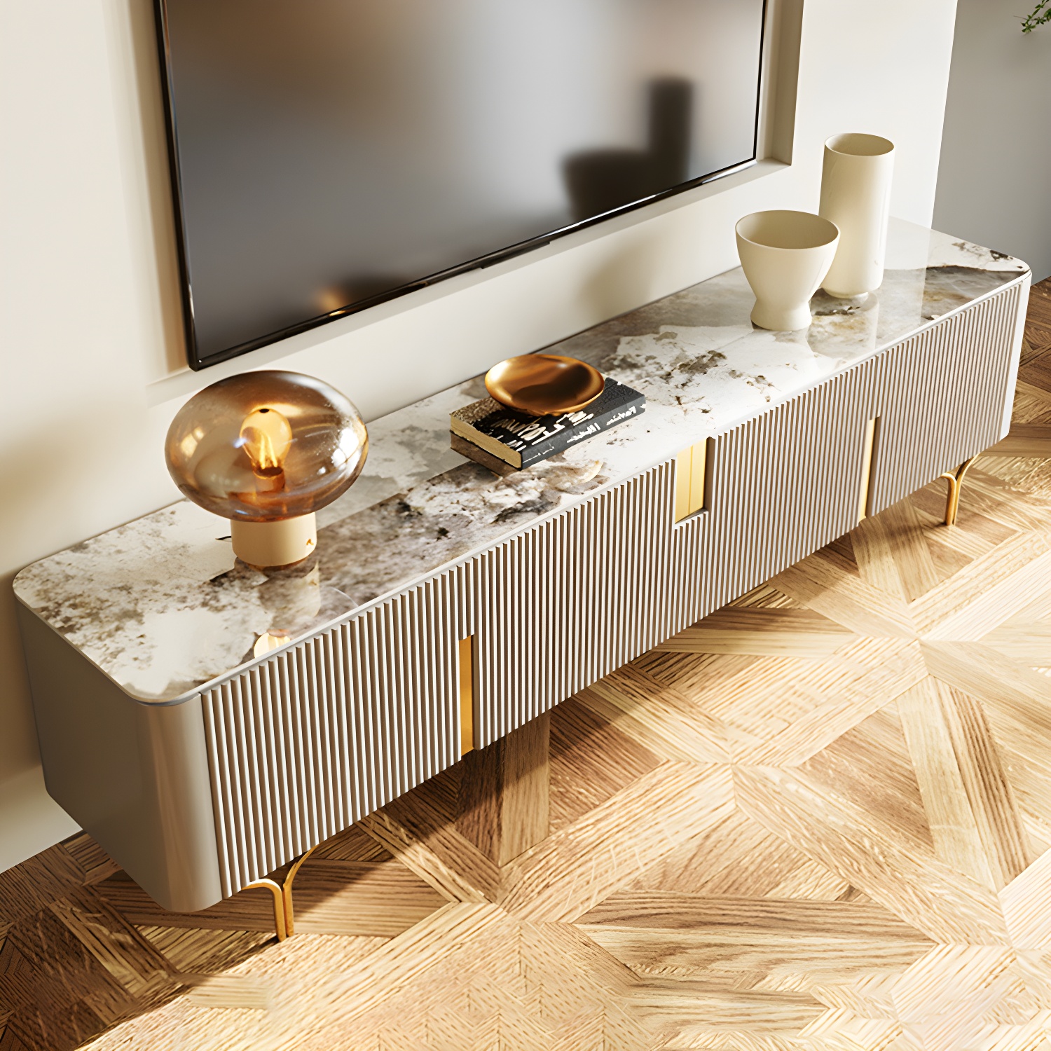 Enclosed Stone TV Stand | Ormau - image 14