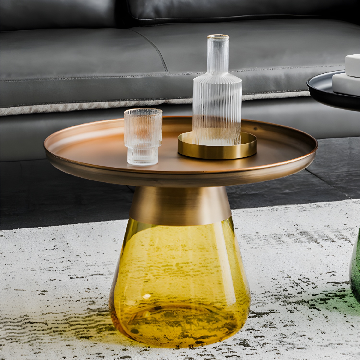 Glass & Gold Coffee Table | Ormau - image 6
