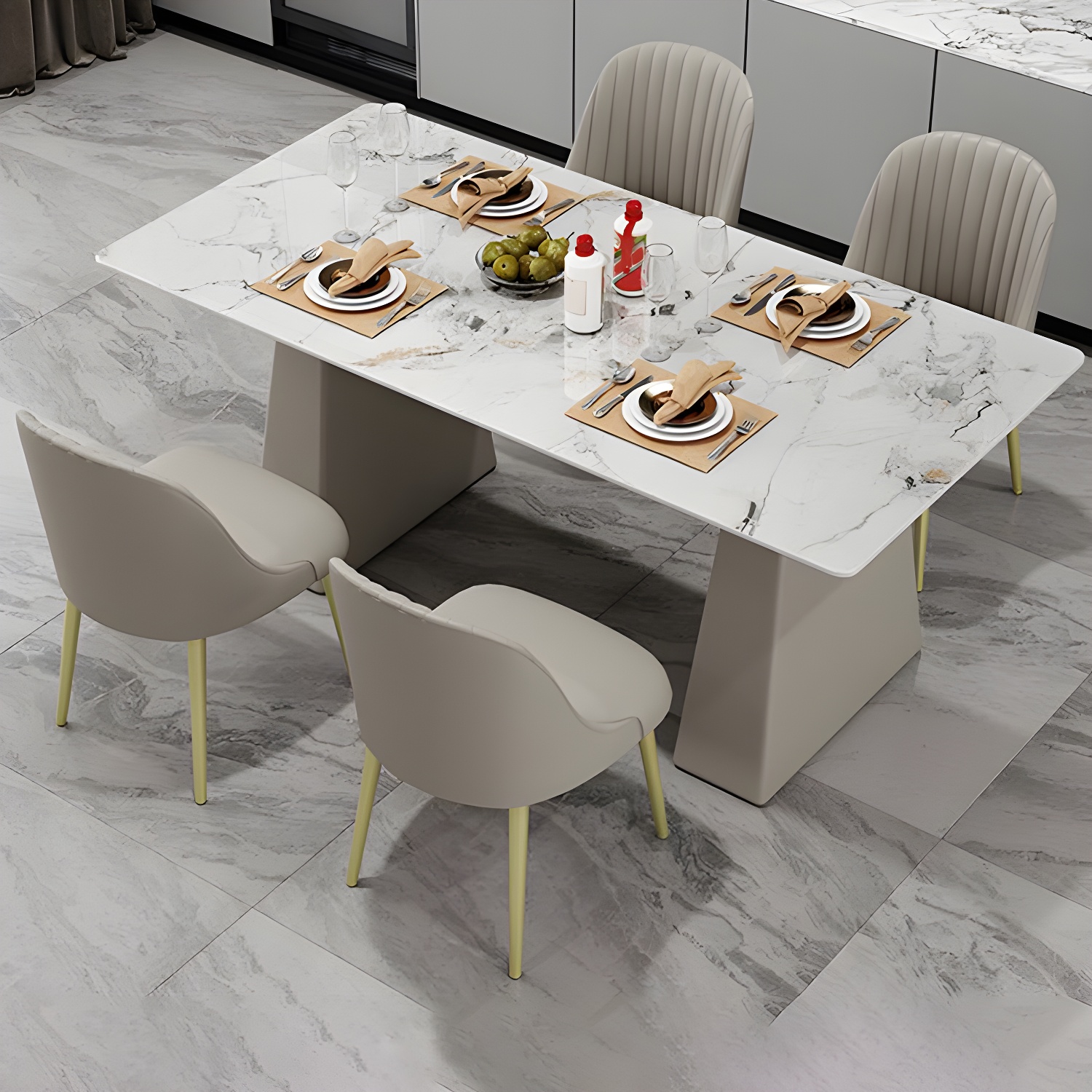 Modern Stone Dining Set | Ormau - image 24