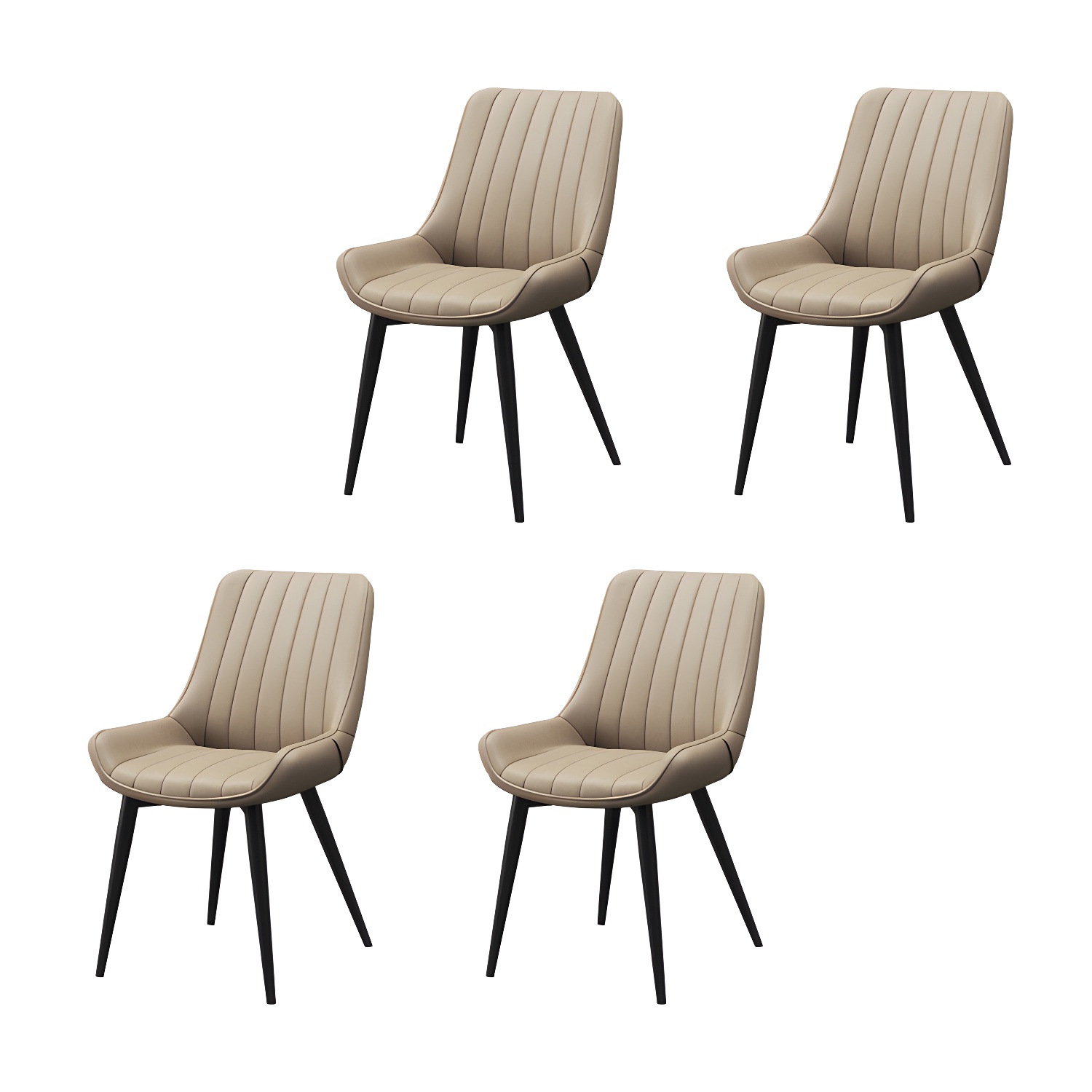 Faux Leather Dining Side Chair | Ormau - image 33