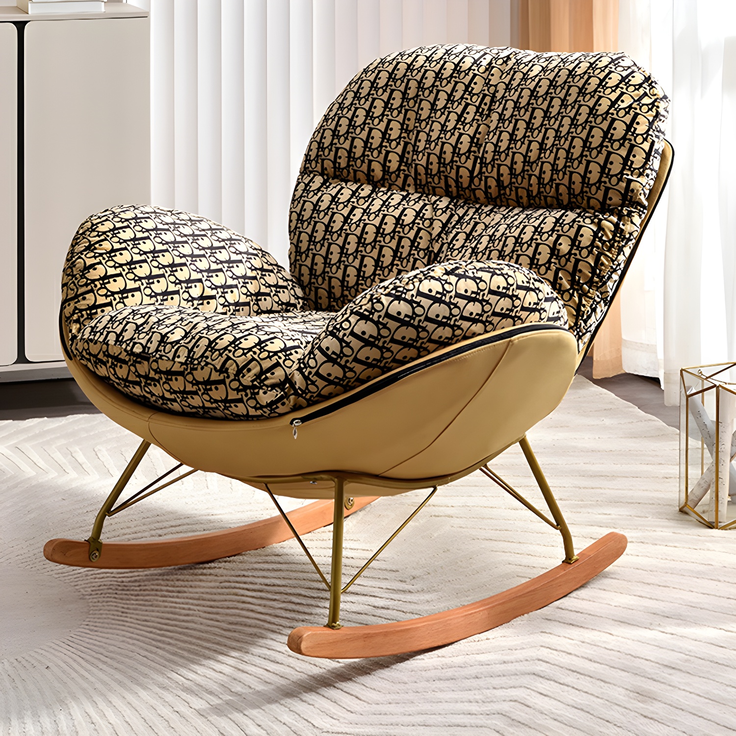 Upholstered Rocking Chair | Ormau - image 6