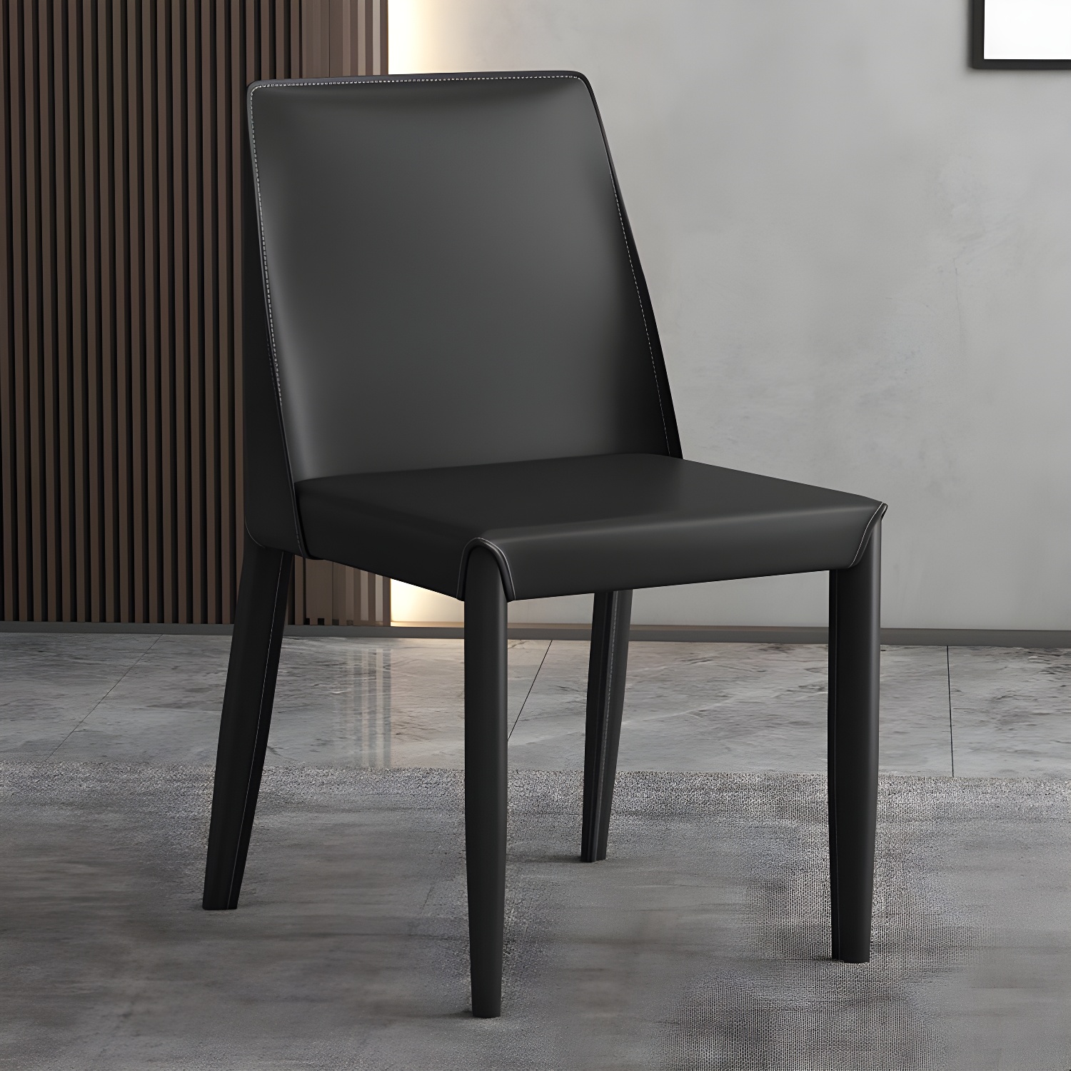 Modern Leather Dining Chair | Ormau - image 15