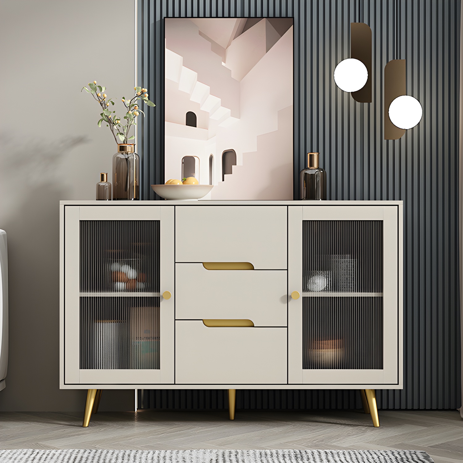 Modern Glass Door Sideboard | Ormau - image 22