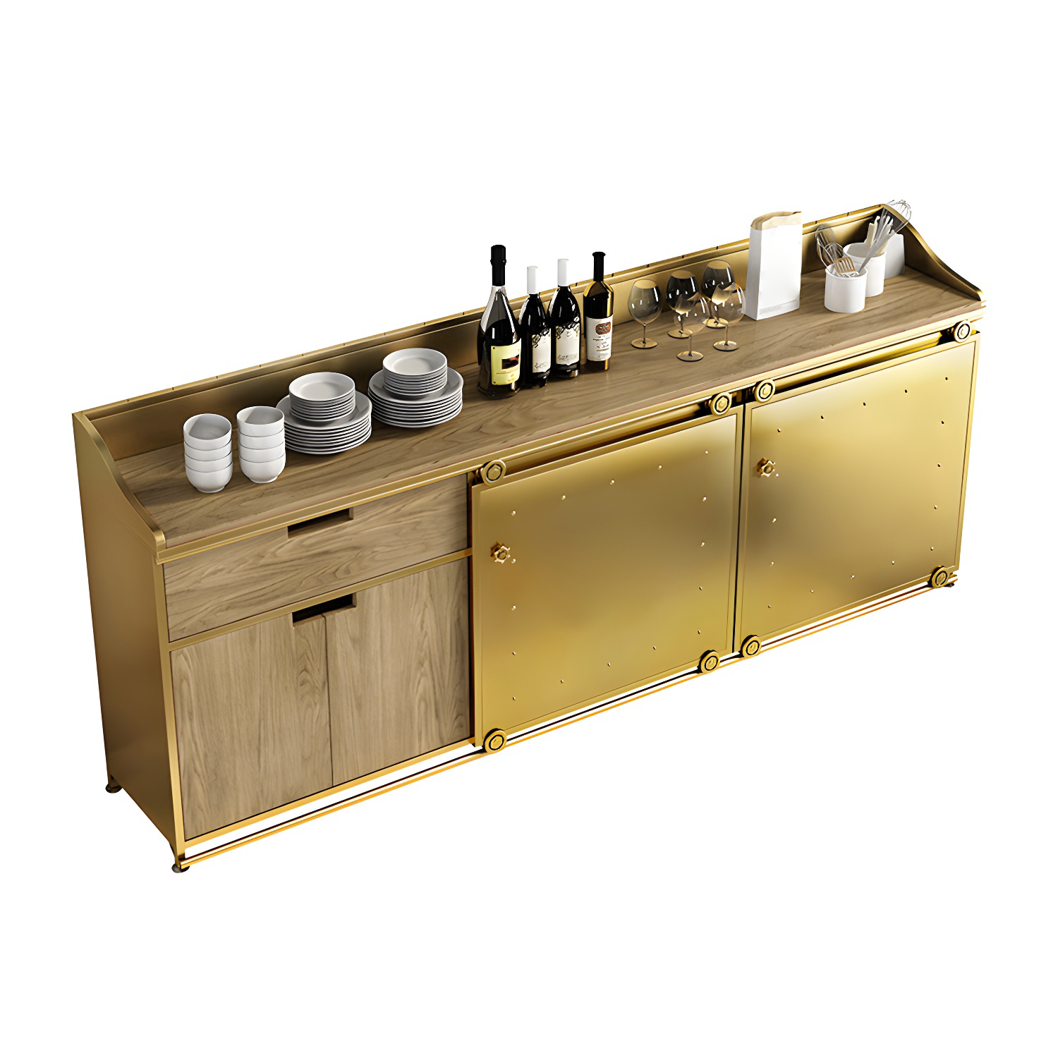 Metal & Wood Sideboard | Ormau - image 26