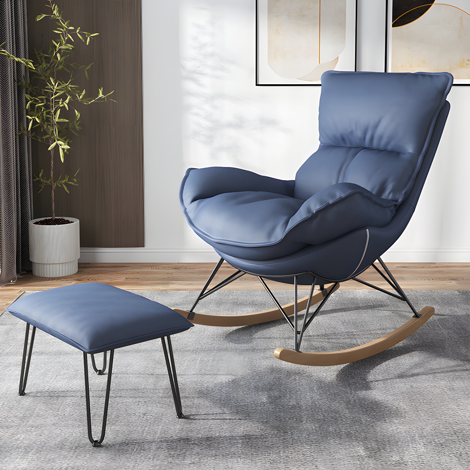 Rocking Chair & Ottoman Set | Ormau - image 1