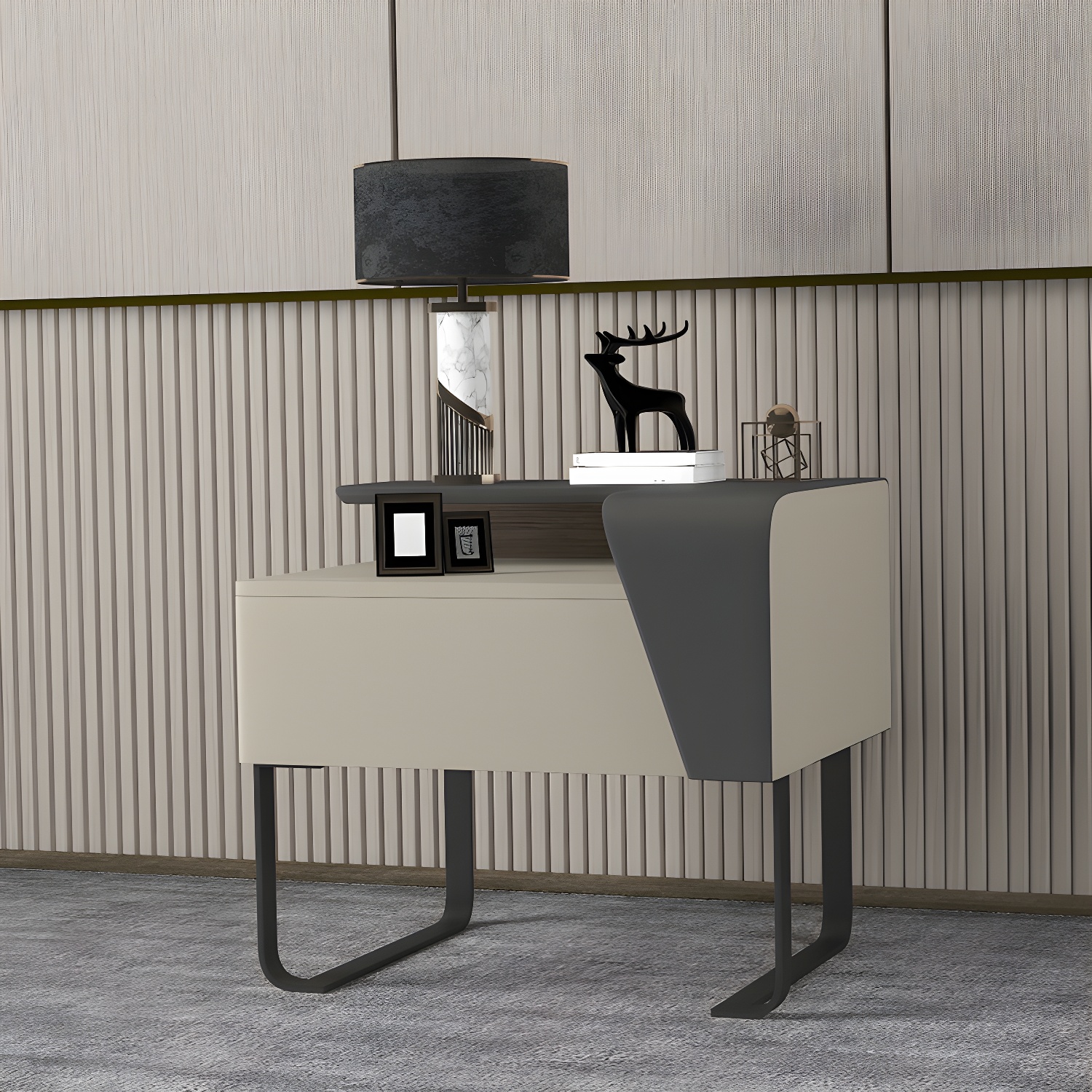 Modern Sled Nightstand | Ormau - image 27