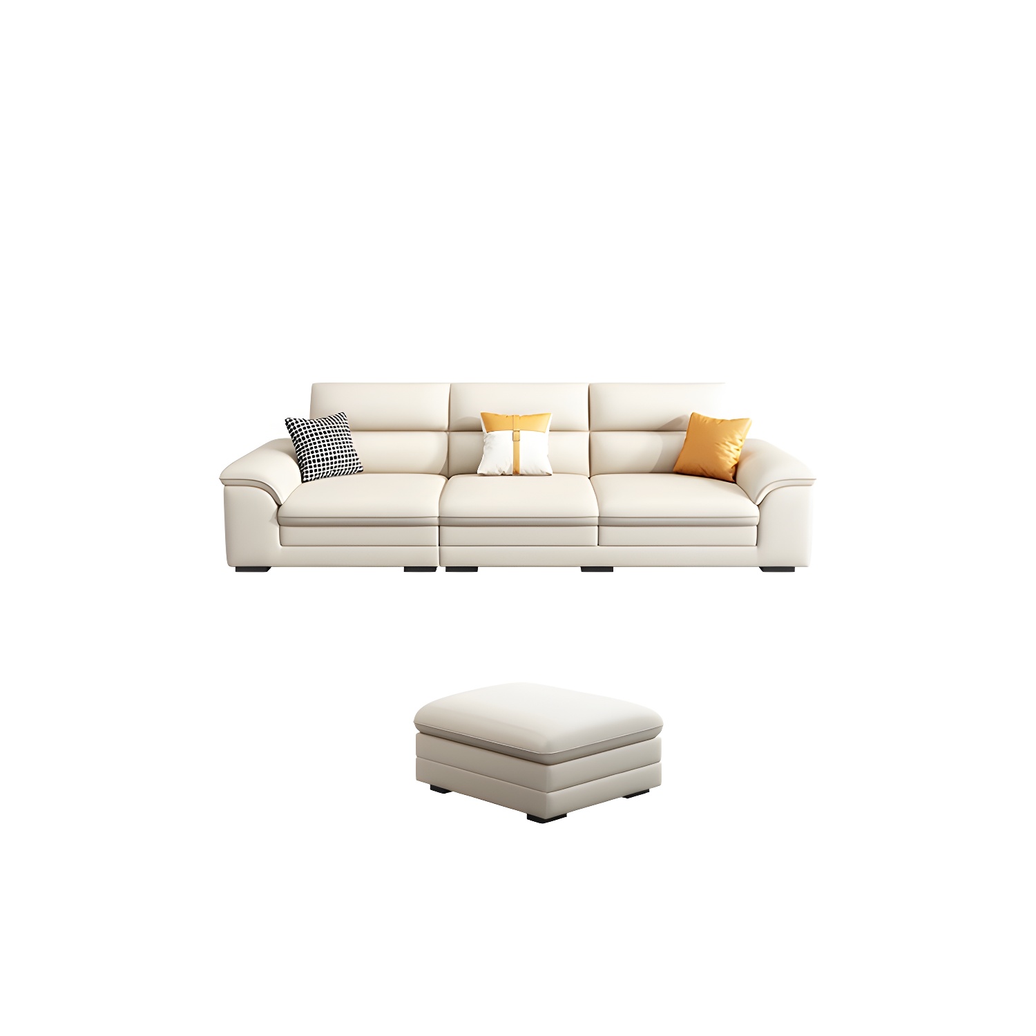 Modern Beige Sectional Sofa | Ormau - image 28