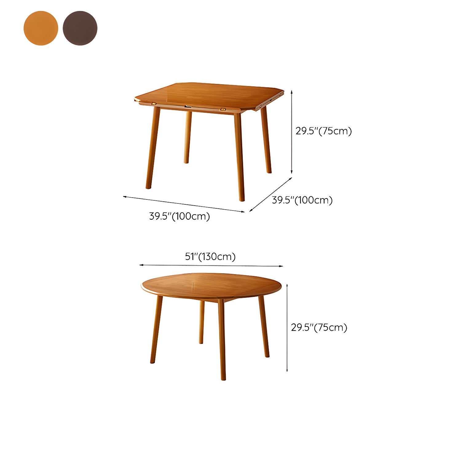 Round Wood Dining Table | Ormau - image 21