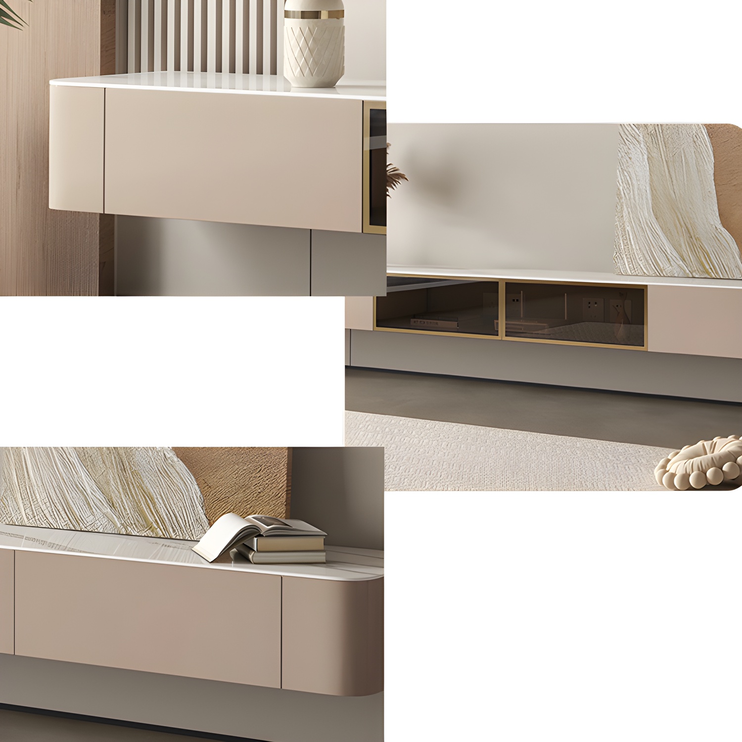 Floating Brown TV Stand | Ormau - image 8