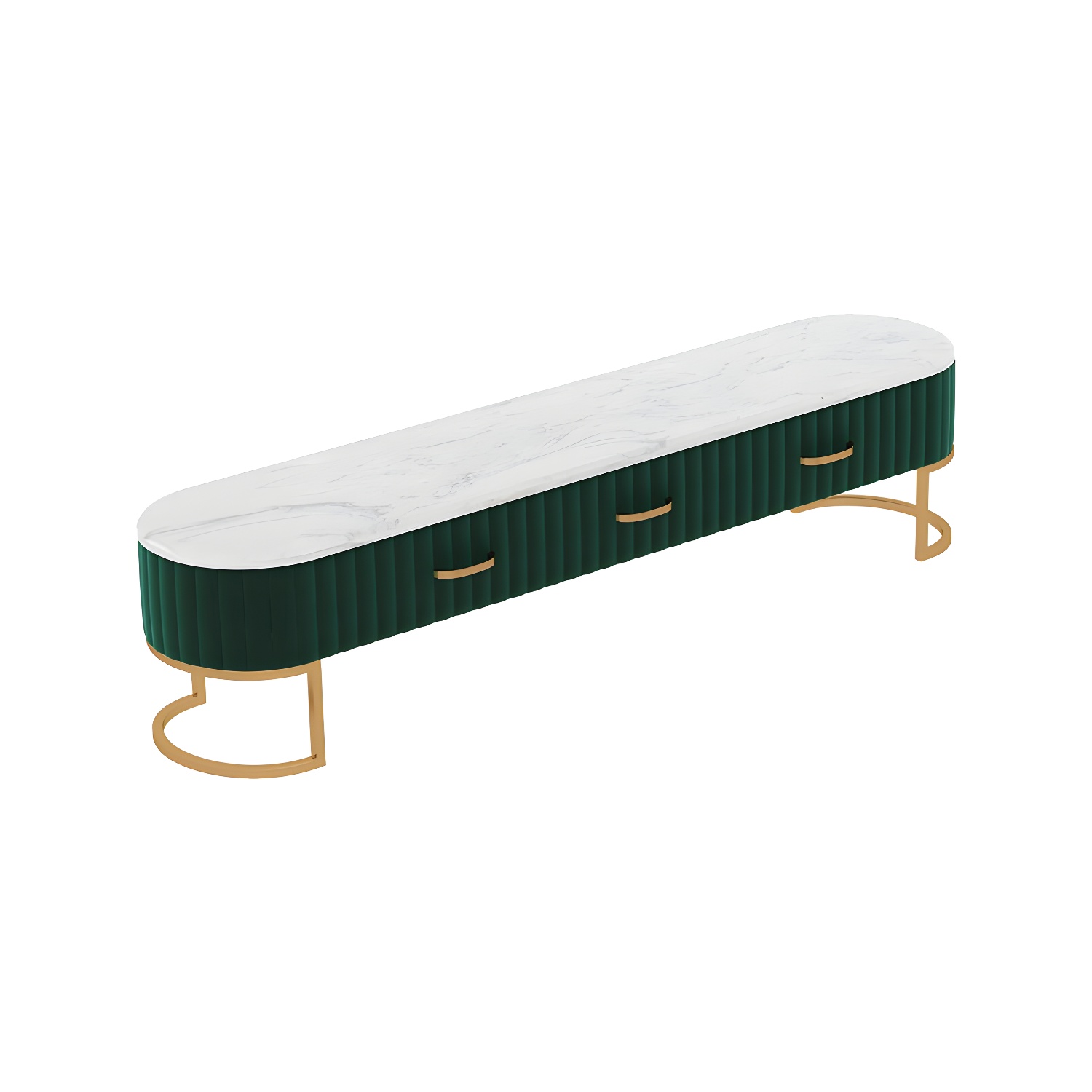 Marble Enclosed TV Stand | Ormau - image 2