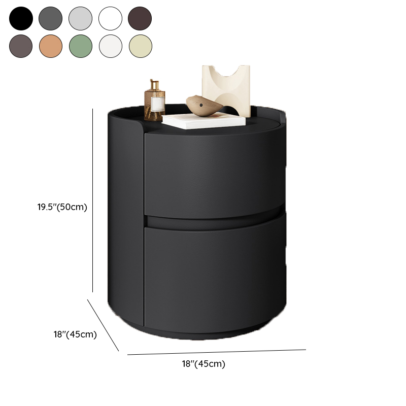 Round Scandinavian Nightstand | Ormau - image 16