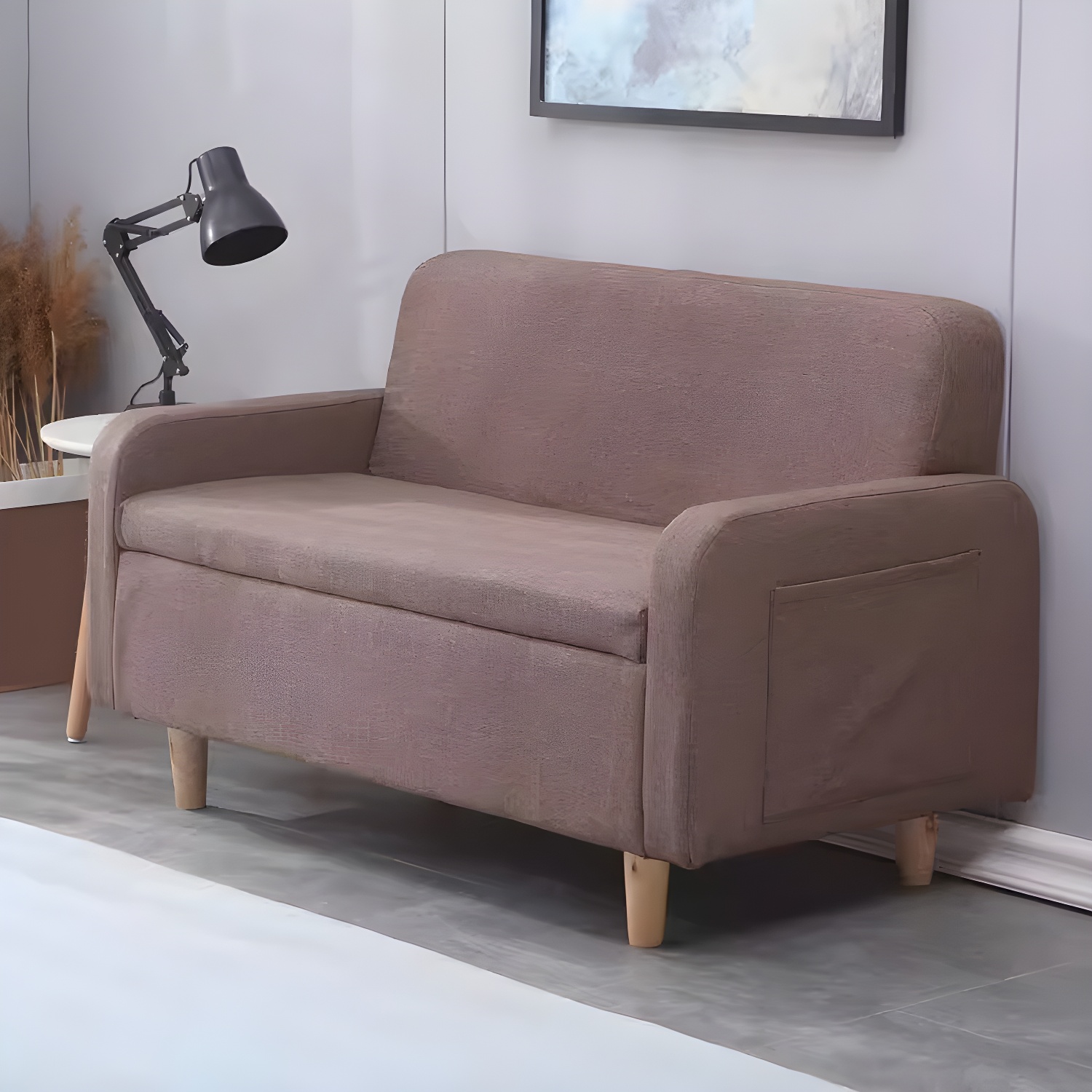 Sculptural Linen Sofa | Ormau - image 8
