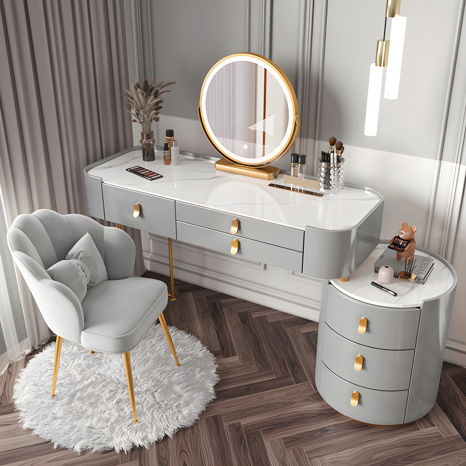 Glam Lighted Vanity | Ormau - image 33