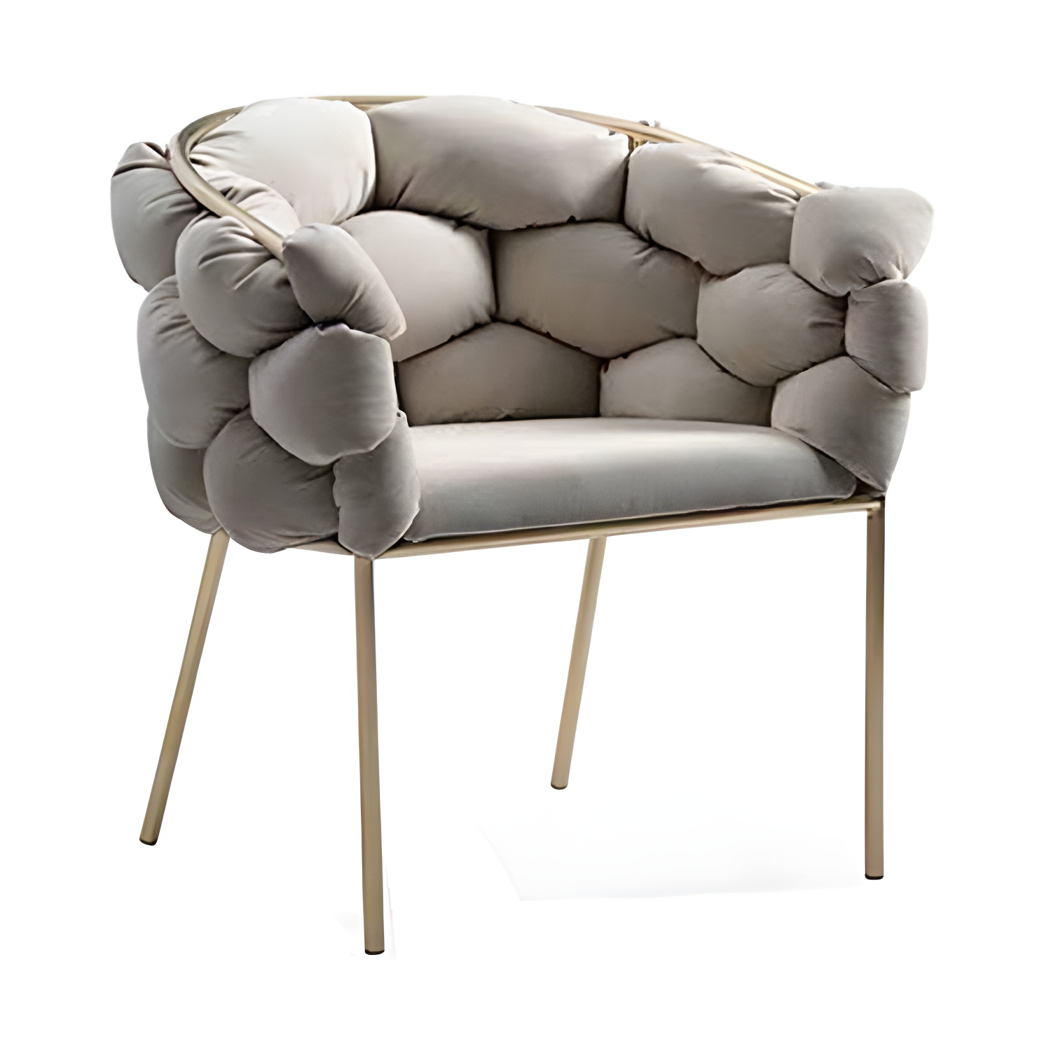 Glam Upholstered Dining Chair | Ormau - image 6