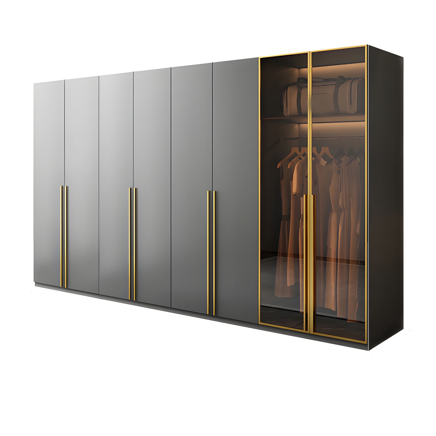 Modern Glass Wardrobe | Ormau - image 44
