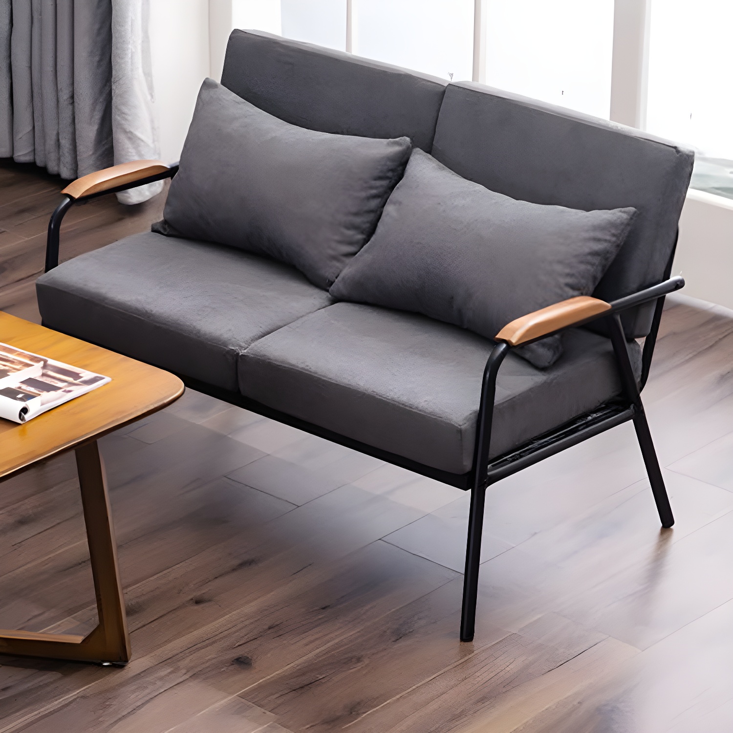Industrial Linen Sofa | Ormau - image 14
