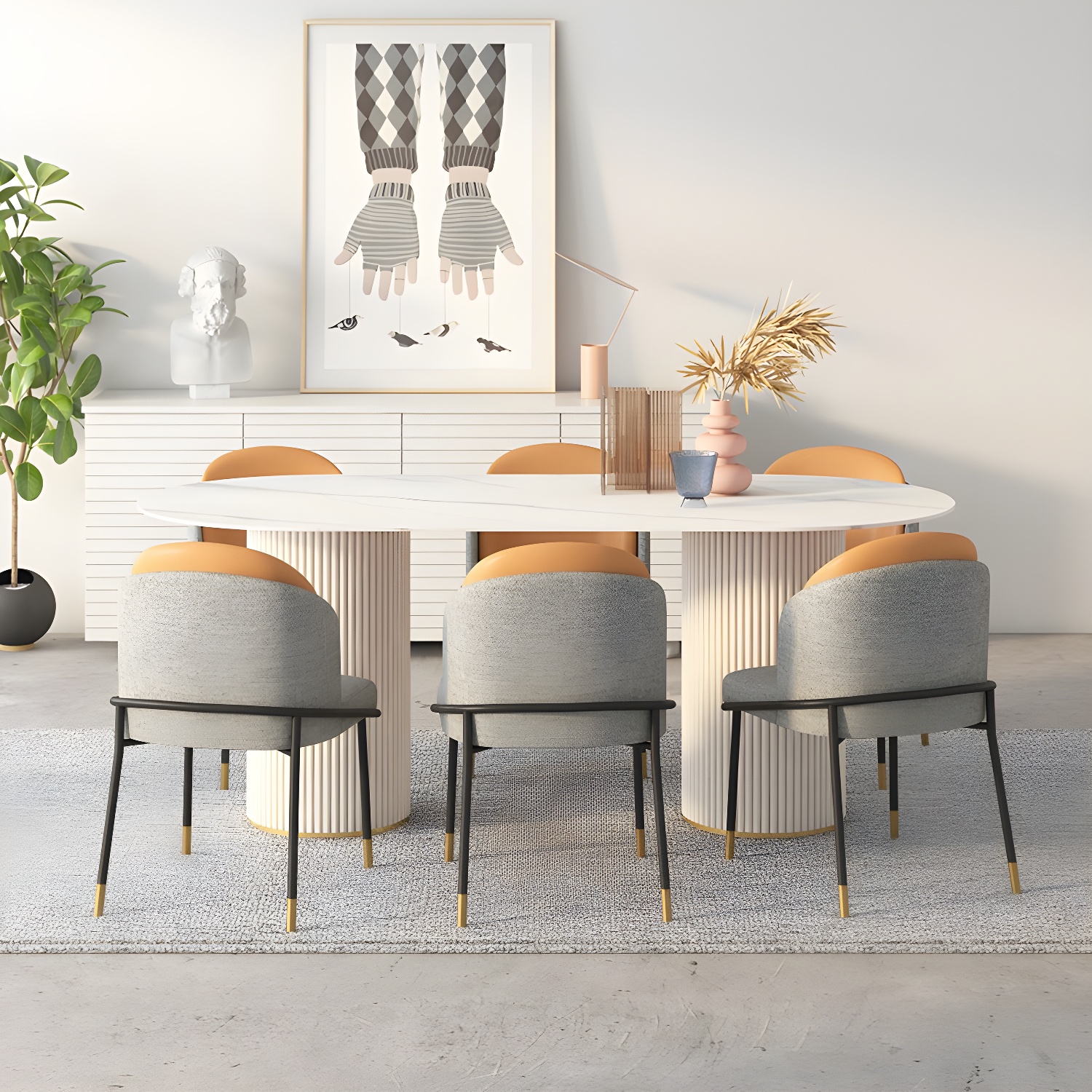 Simplicity Oval Dining Table | Ormau - image 2
