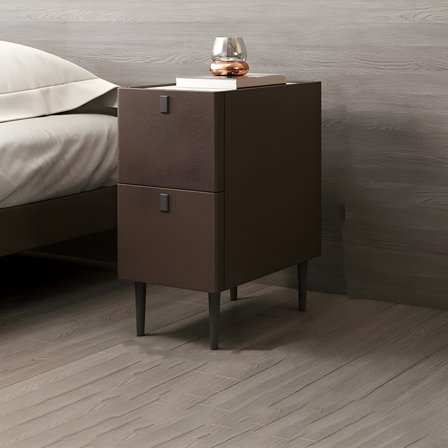 Luxe Leather Nightstand | Ormau - image 5