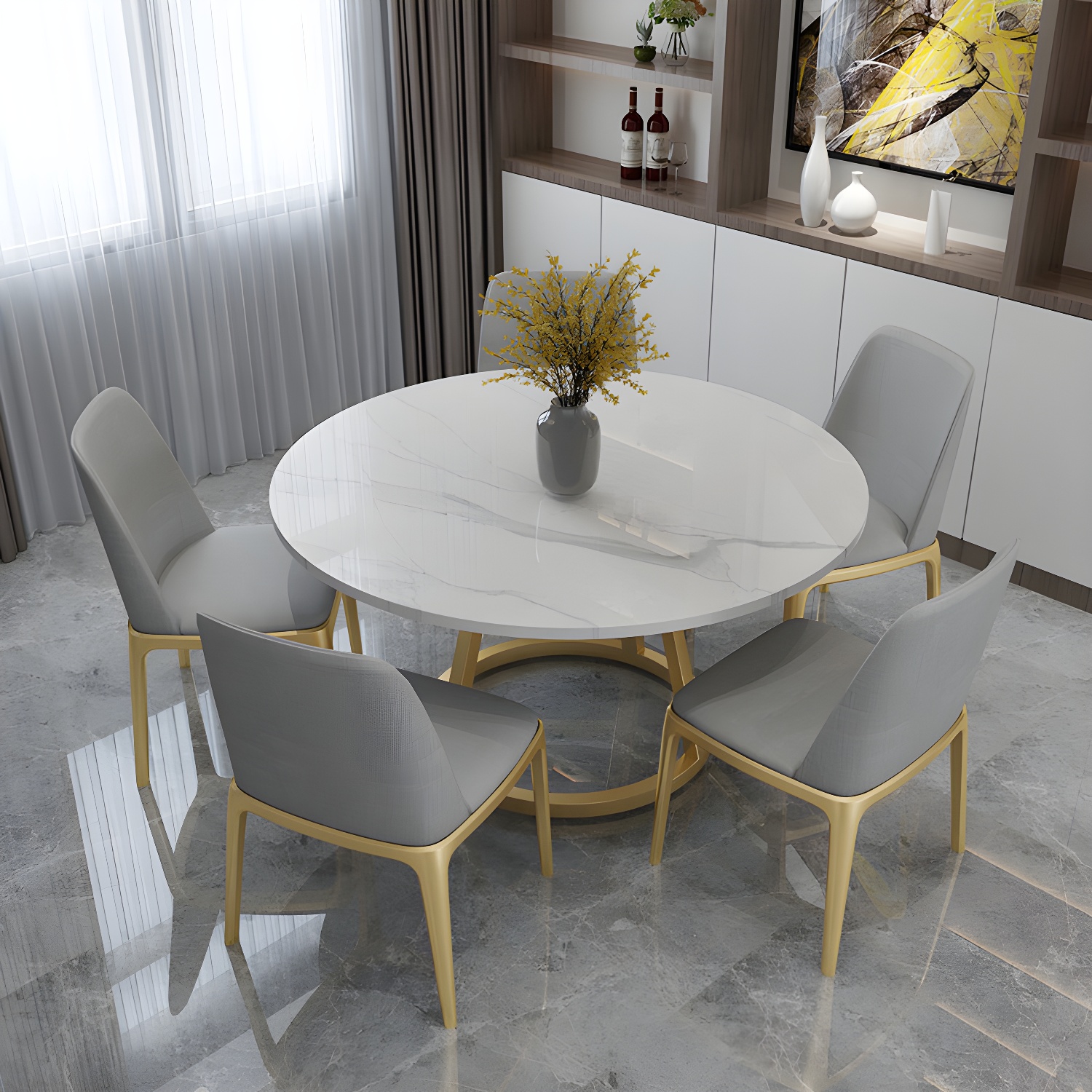 Round Marble Dining Table | Ormau - image 3