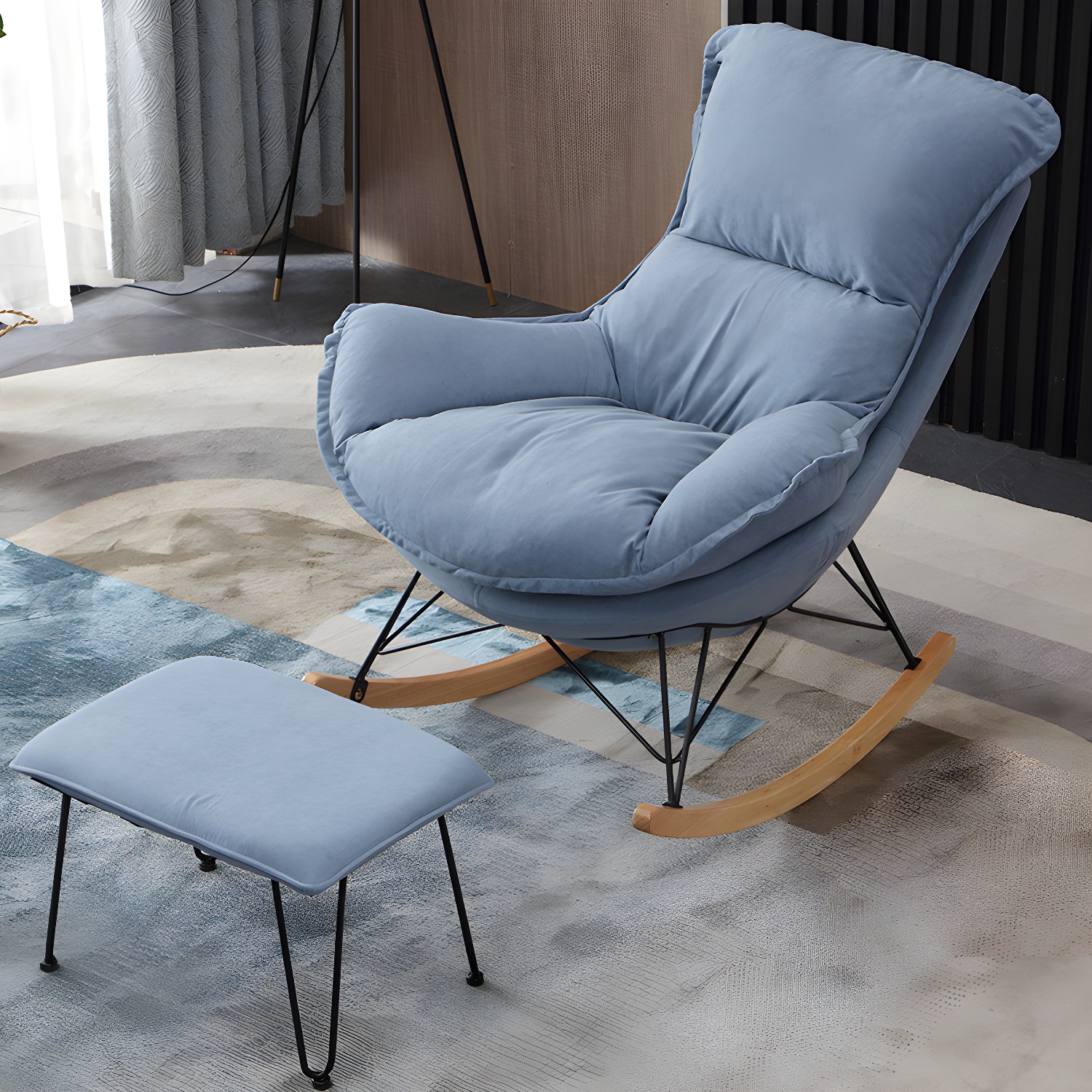 Rocking Chair & Ottoman Set | Ormau - image 8