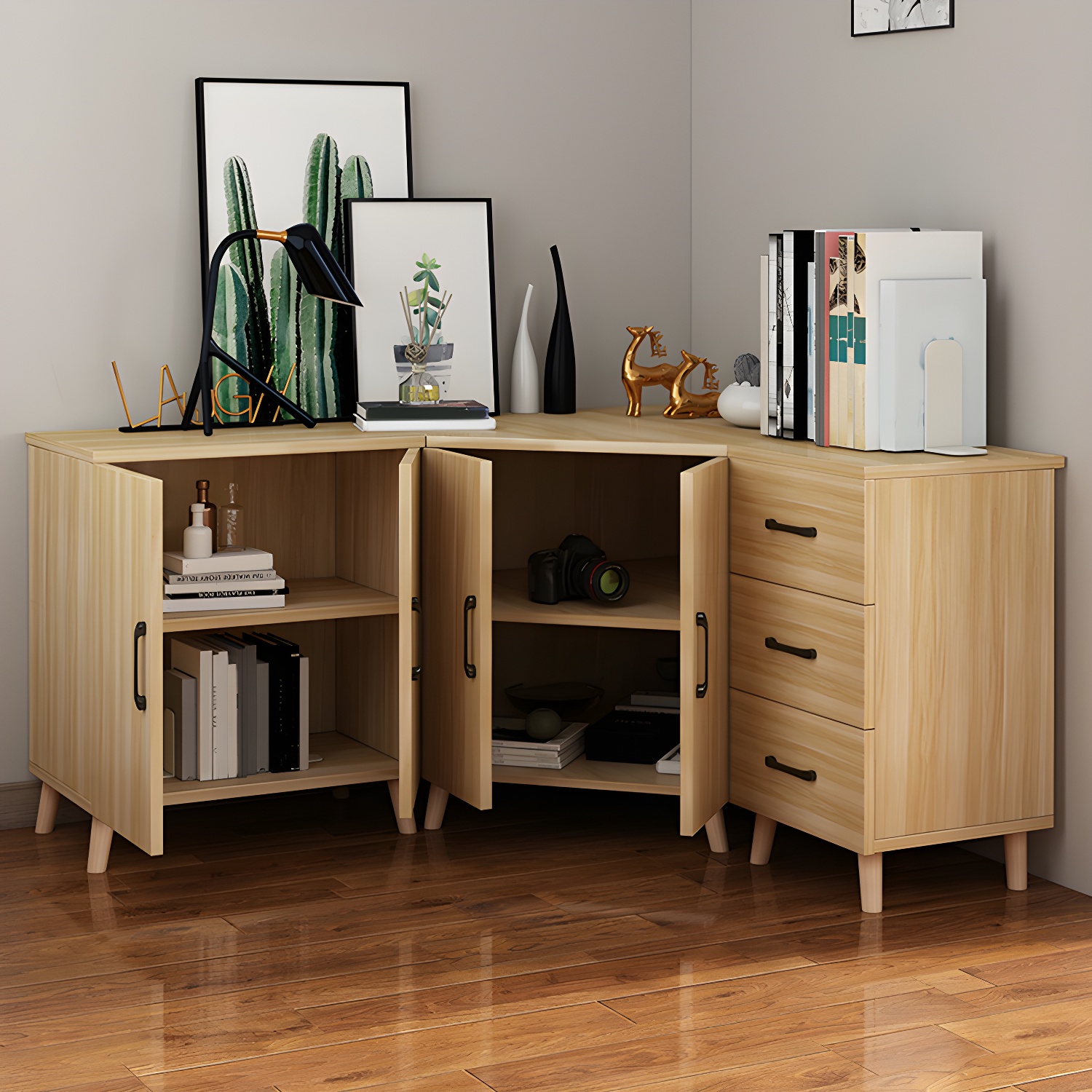 Bar Pulls Corner Cabinet | Ormau - image 8
