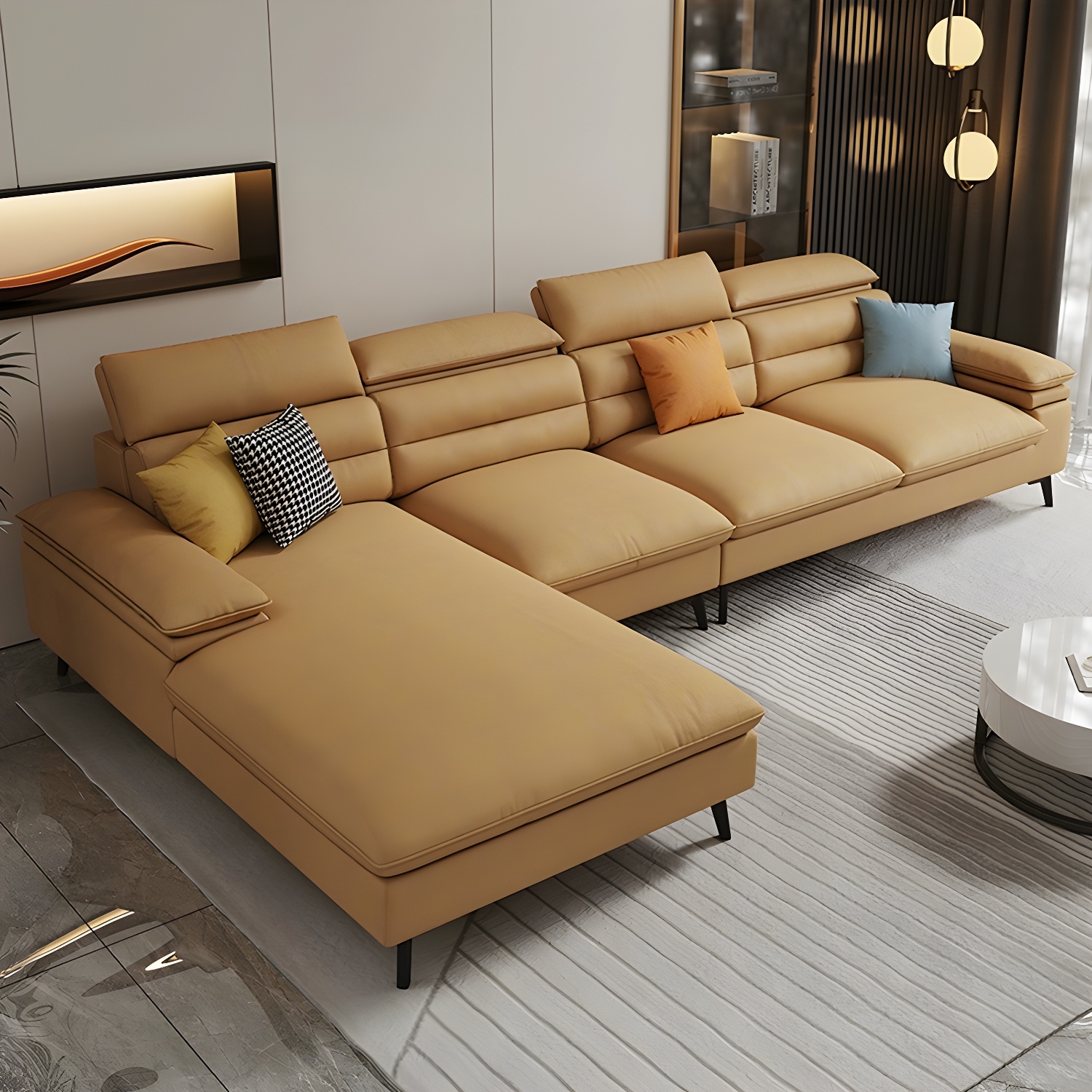 Modern L-Shape Sofa | Ormau - image 11