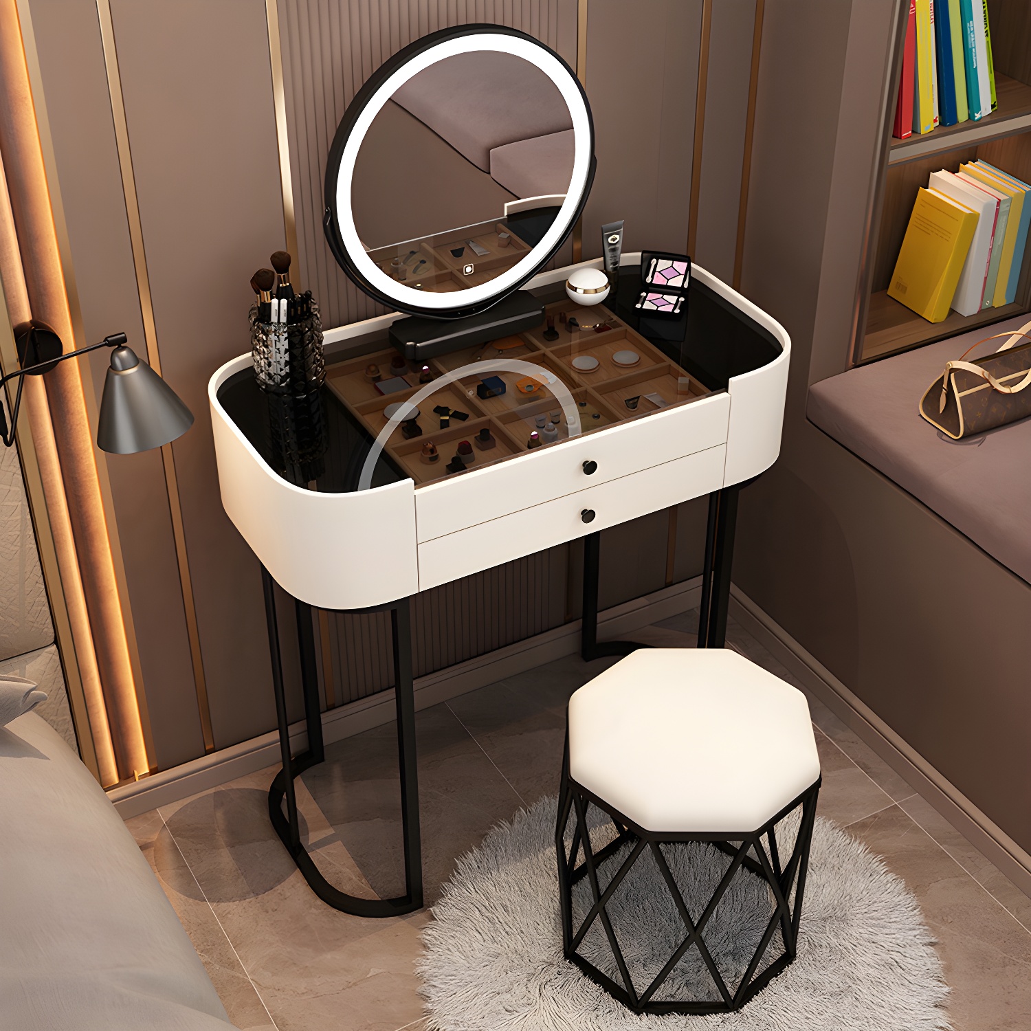 Glam Glass Vanity | Ormau - image 4