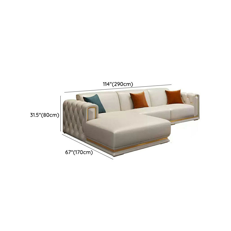 Glam Leather Sectional | Ormau - image 19