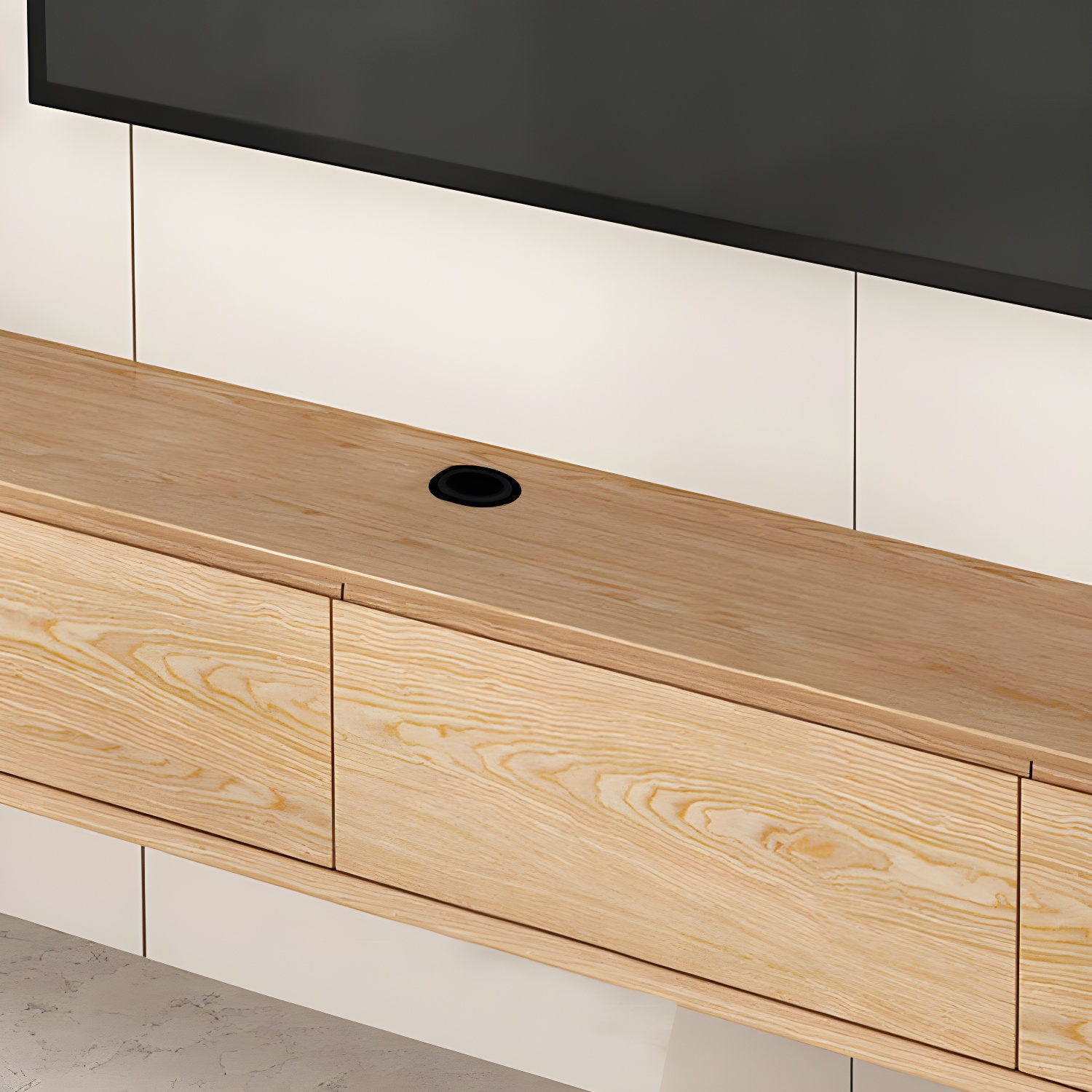 Wood Media Console | Ormau - image 6