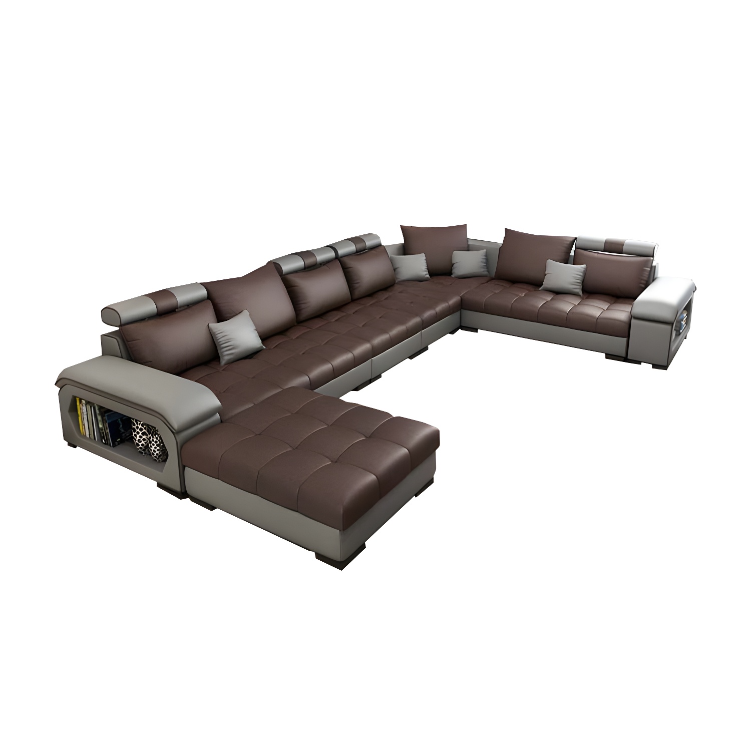 Modern U-Shape Sectional | Ormau - image 8
