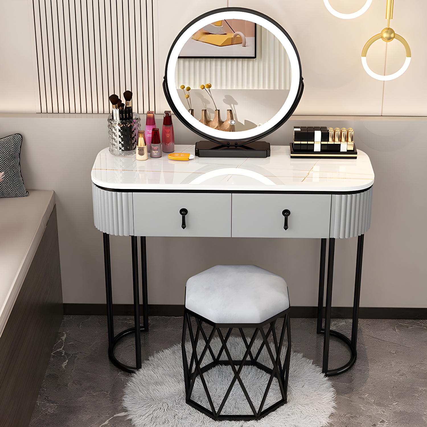 Lighted Mirror Vanity | Ormau - image 28