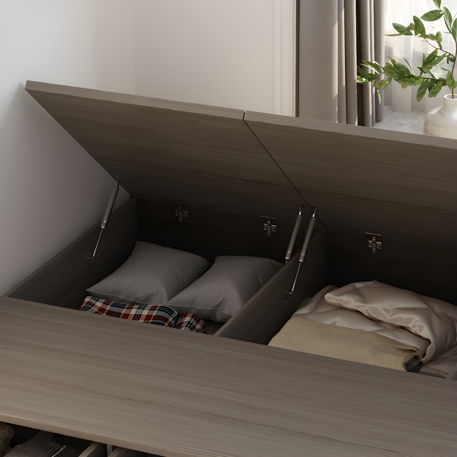 Light Brown Platform Bed | Ormau - image 7