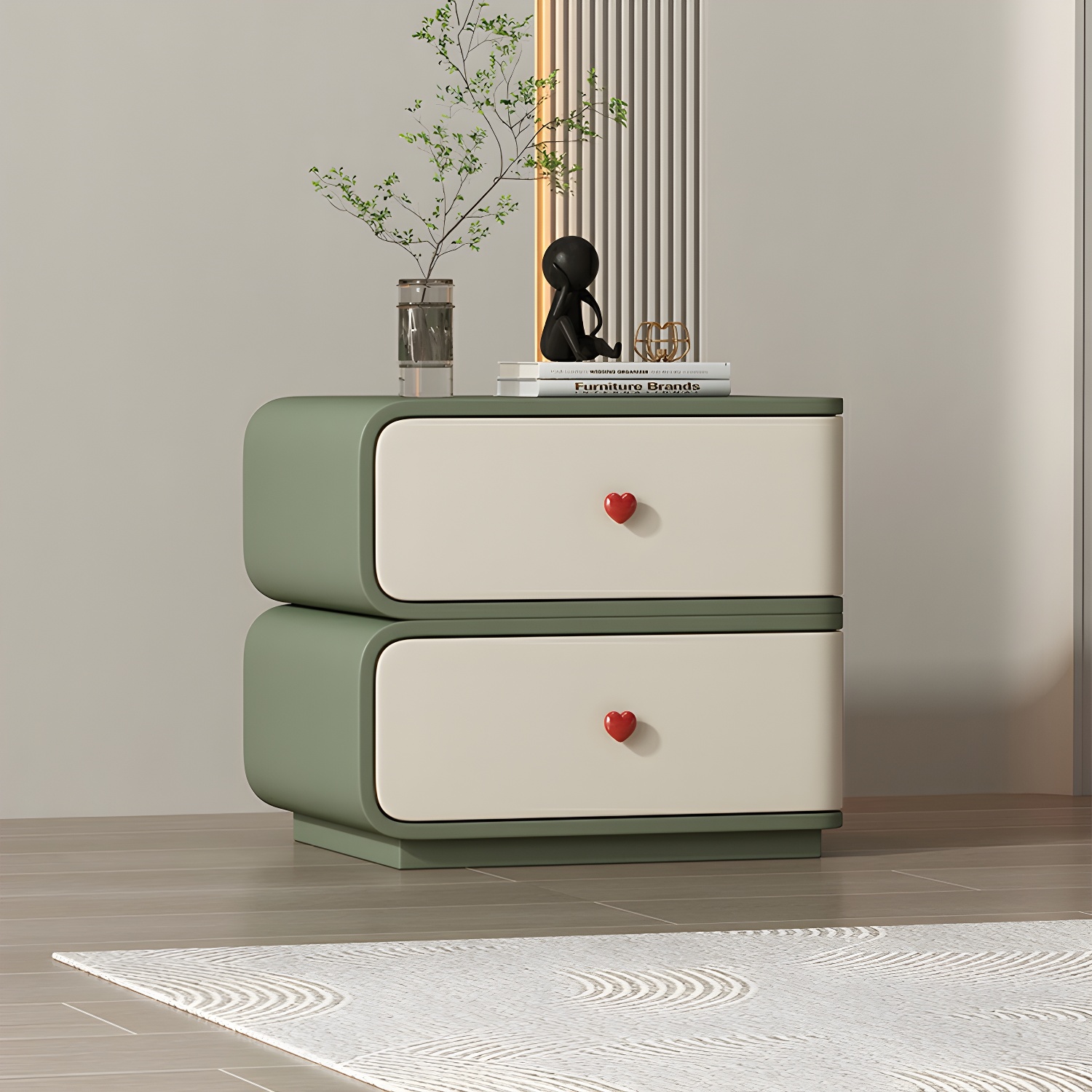 Modern Wood Nightstand | Ormau - image 2