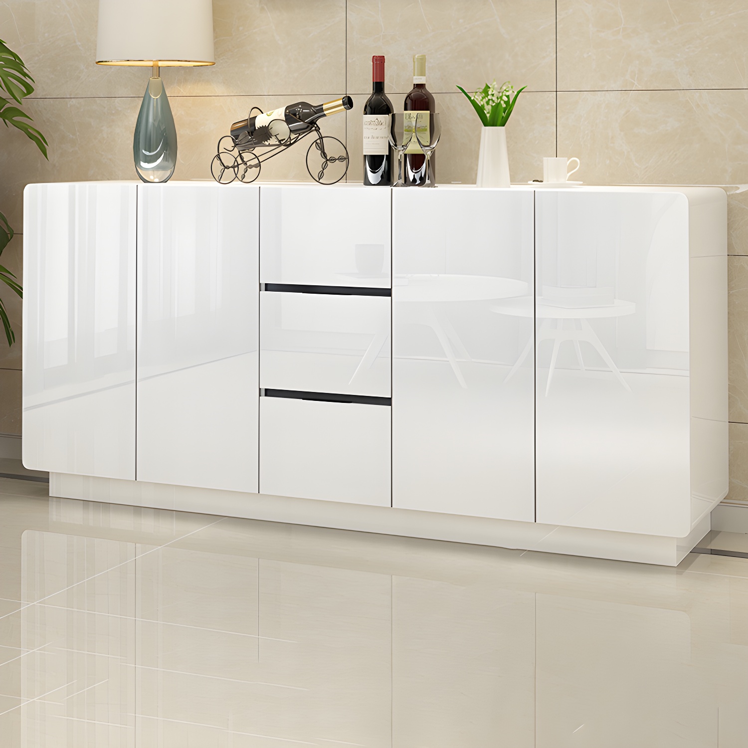 White Wood Sideboard | Ormau - image 18