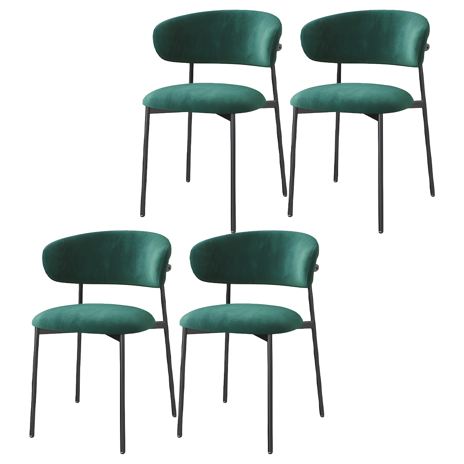 Upholstered Dining Chair Set | Ormau - image 26