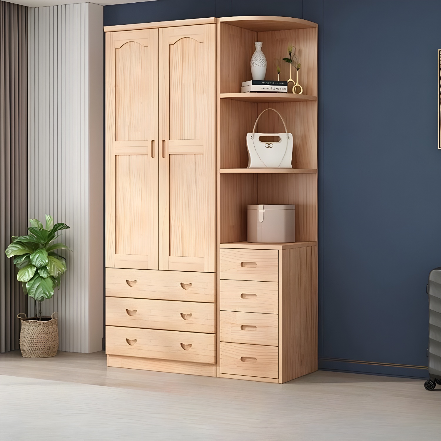 Scandinavian Wood Armoire | Ormau - image 46