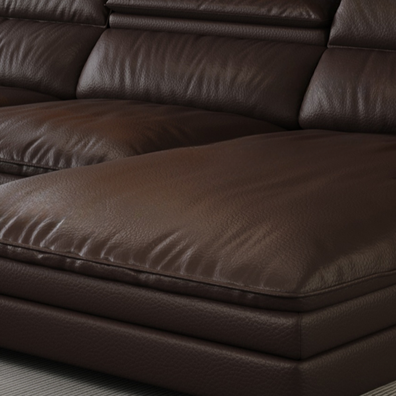 L-Shape Leather Sectional | Ormau - image 15