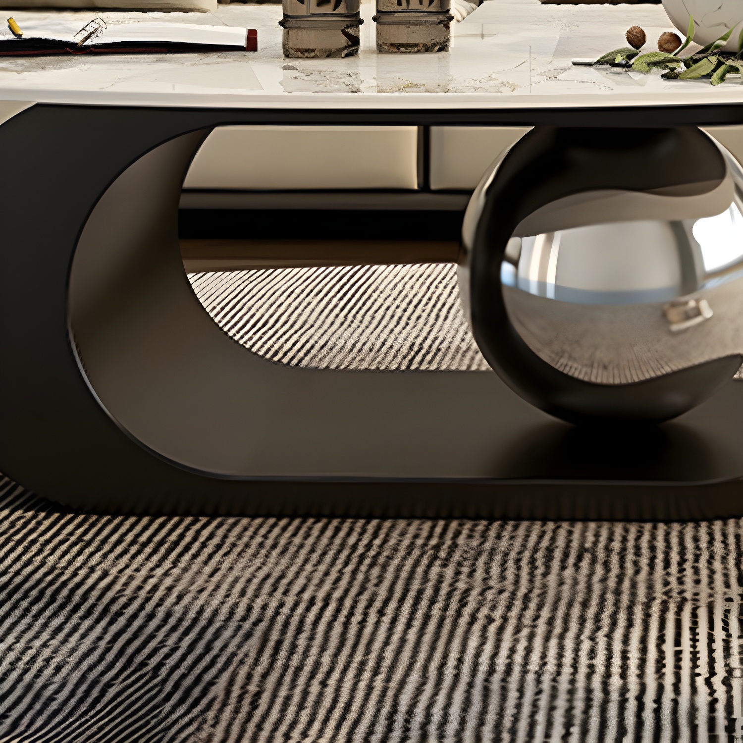 Glam Stone Coffee Table | Ormau - image 9