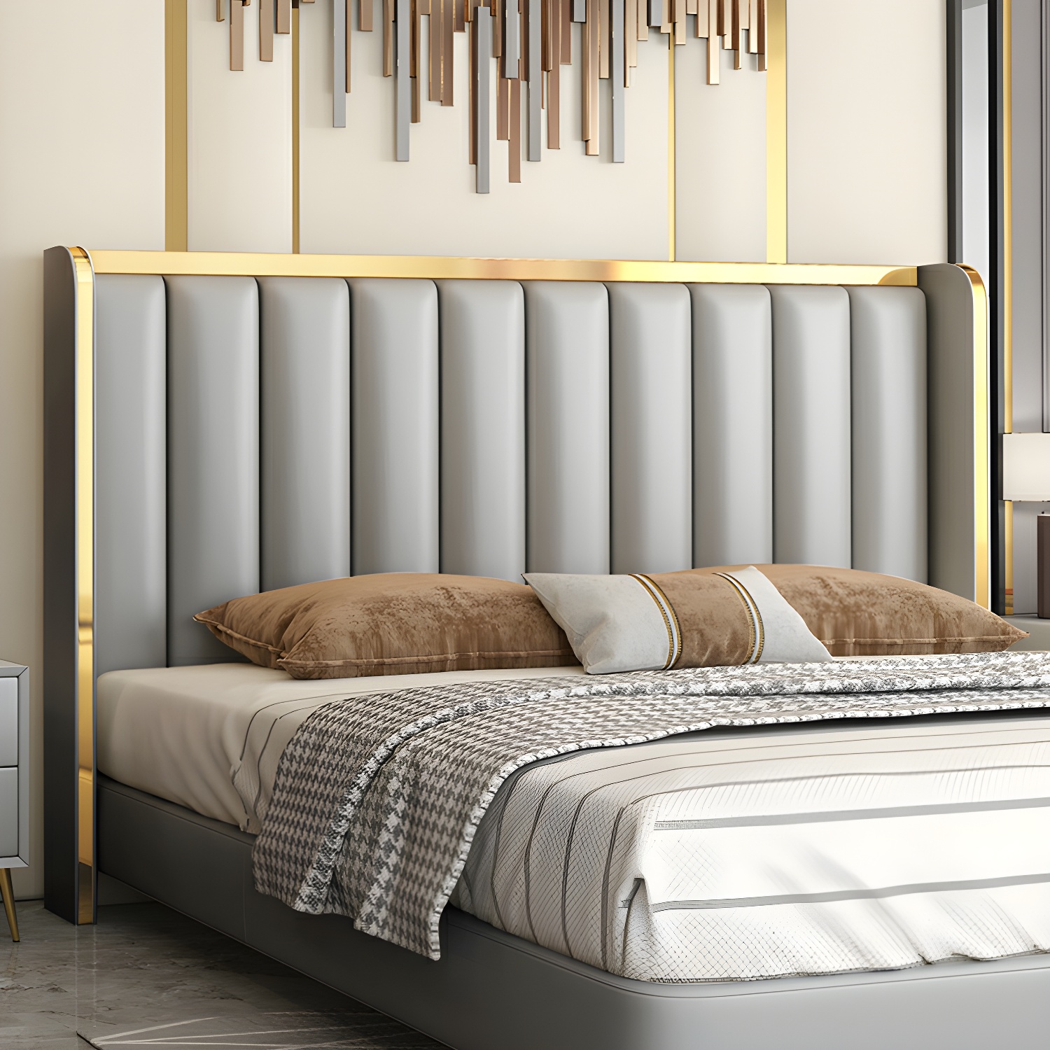 Wingback Leather Headboard | Ormau - image 3