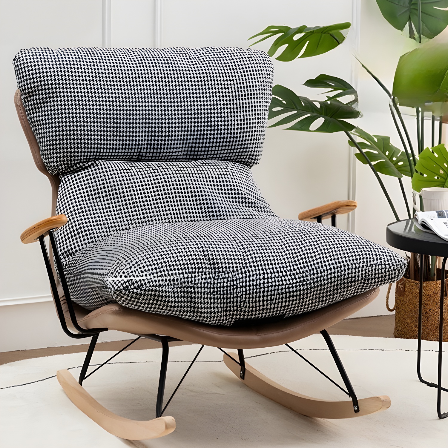 Upholstered Rocking Chair | Ormau - image 3