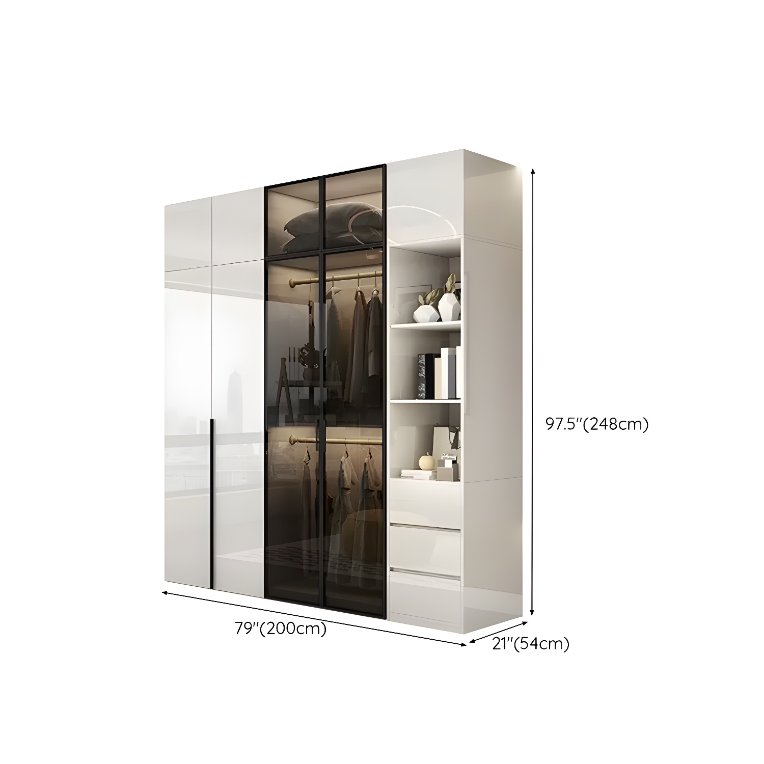 Sleek White Wardrobe | Ormau - image 37