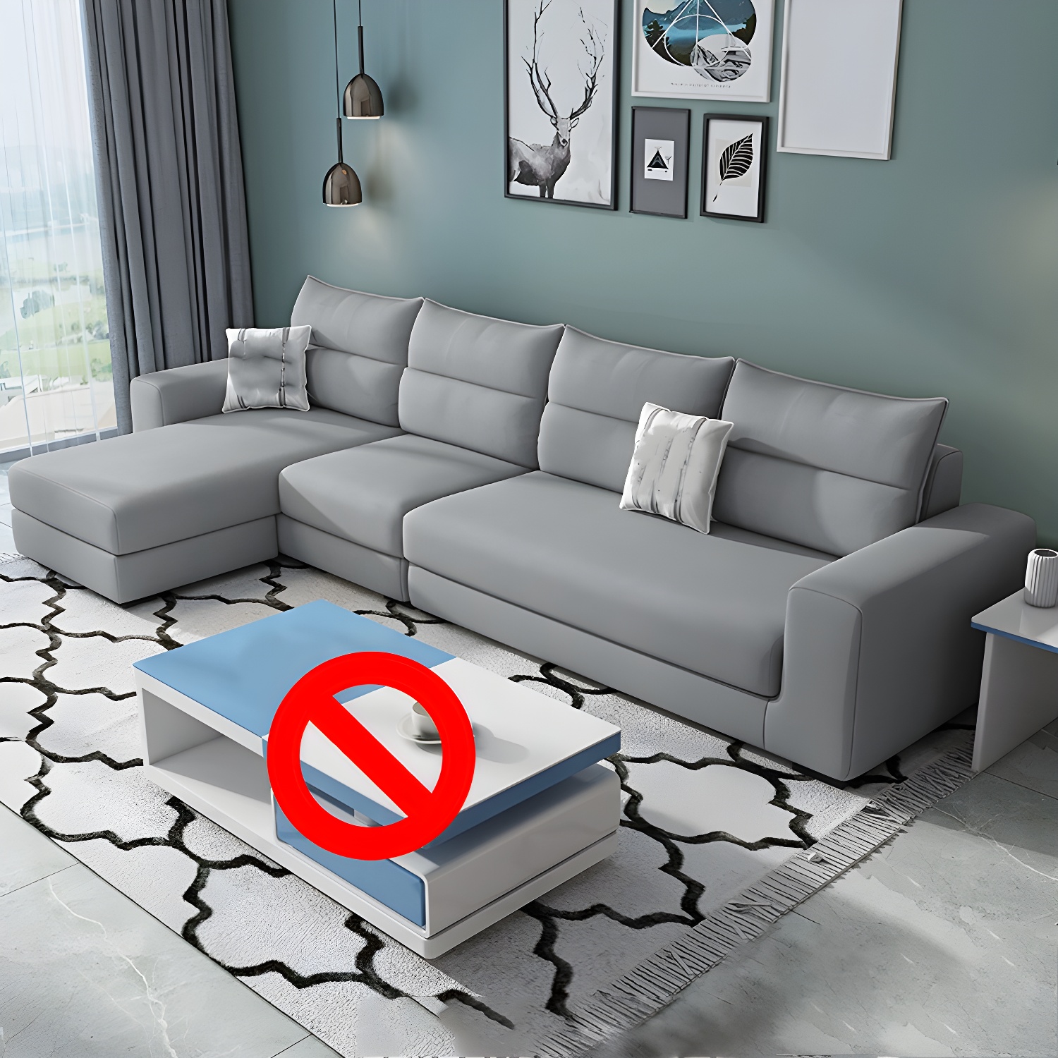 Modern L-Shape Sectional | Ormau - image 5