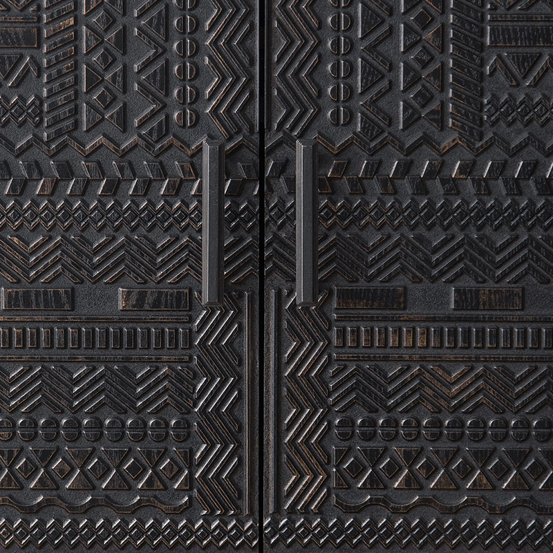 Scored Wood Console Cabinet | Ormau - image 6