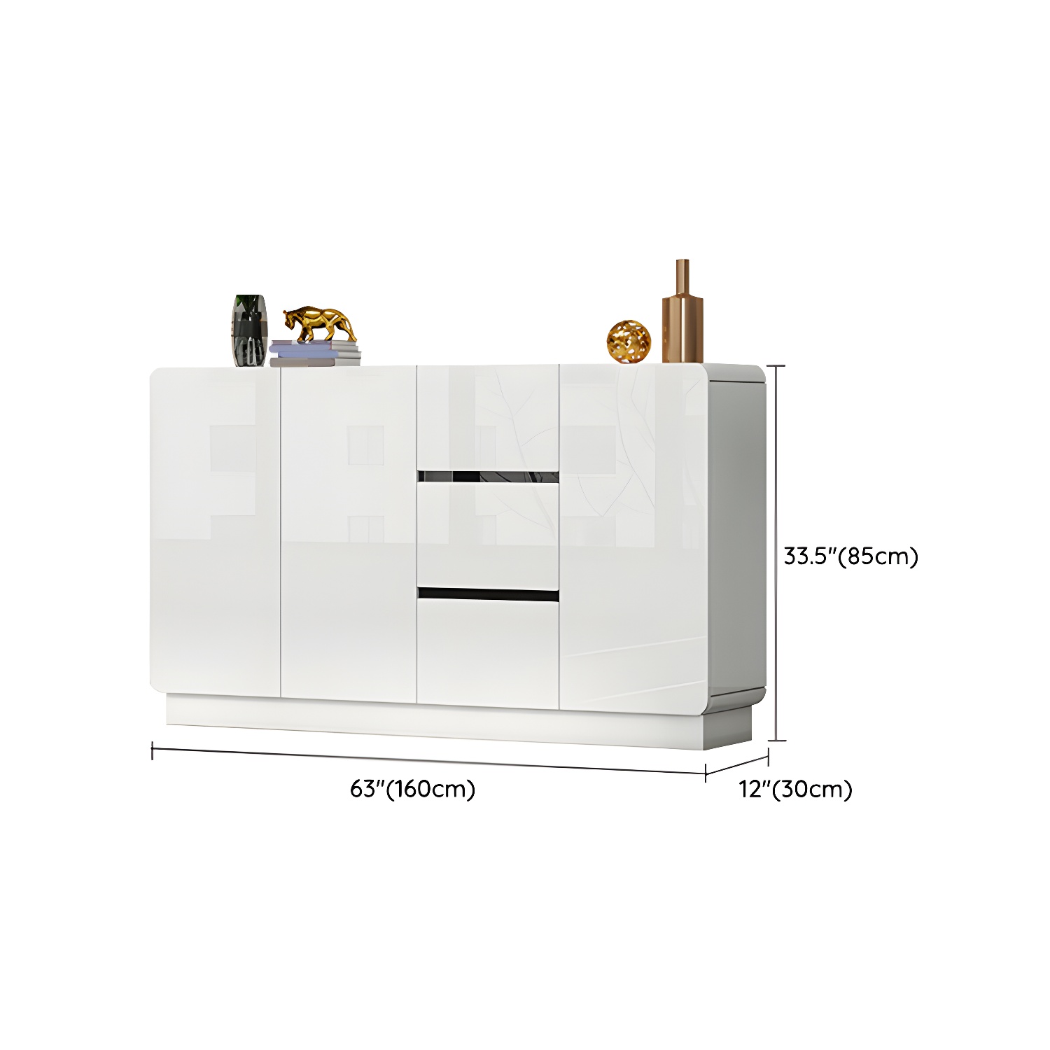 Modern White Sideboard | Ormau - image 20