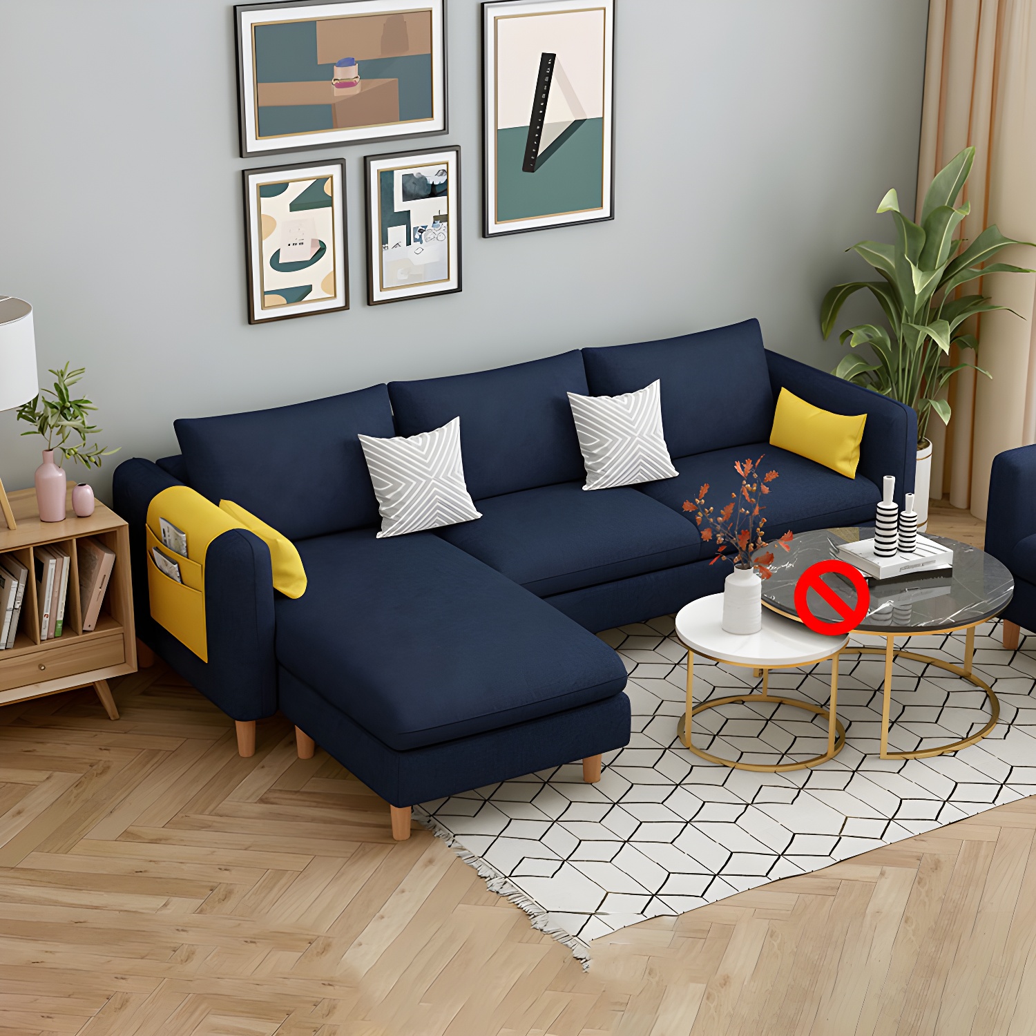 Modern L-Sectional Sofa | Ormau - image 1