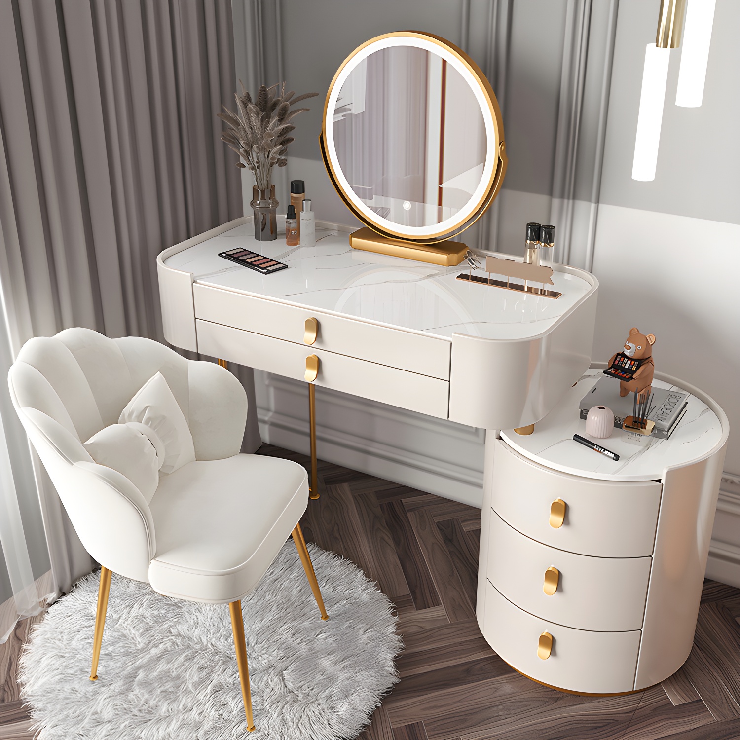 Glam Lighted Vanity | Ormau - image 2