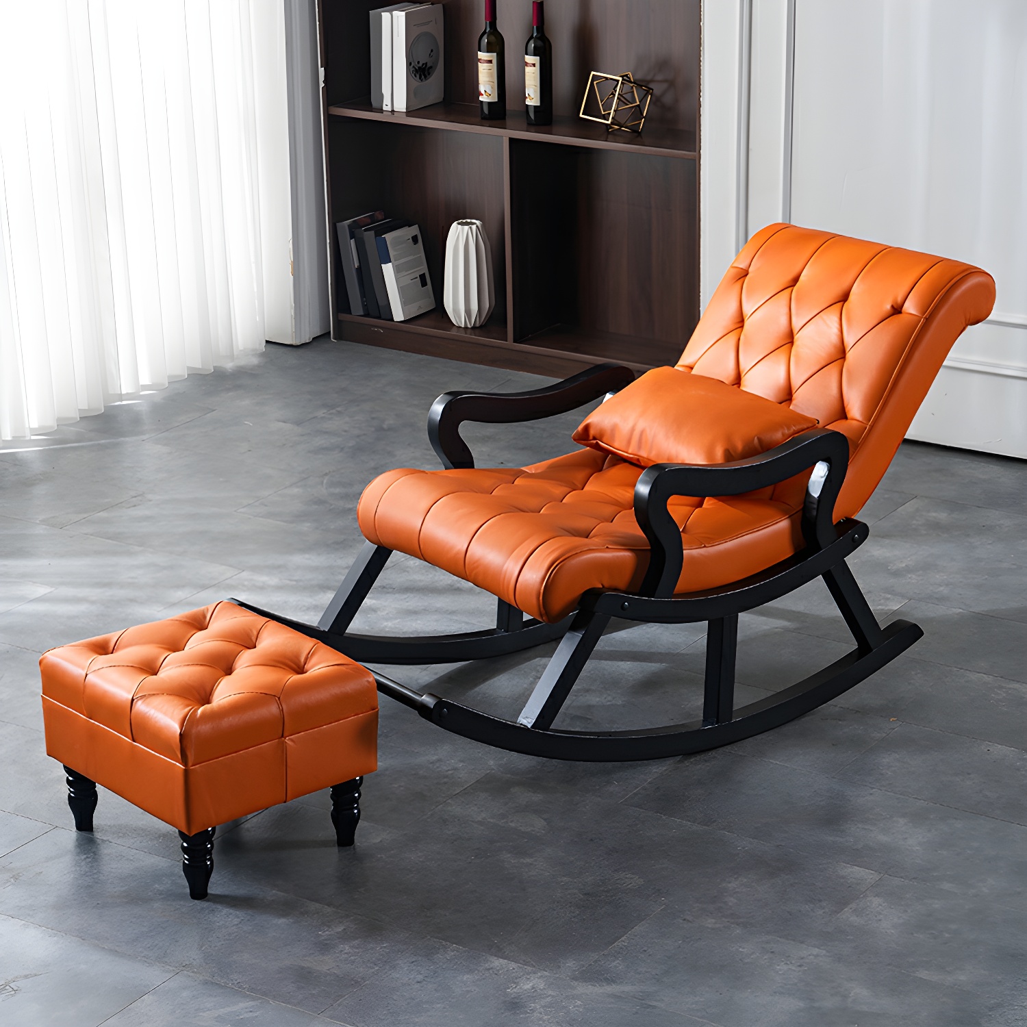 Tufted Rocking Accent Chair | Ormau - image 21