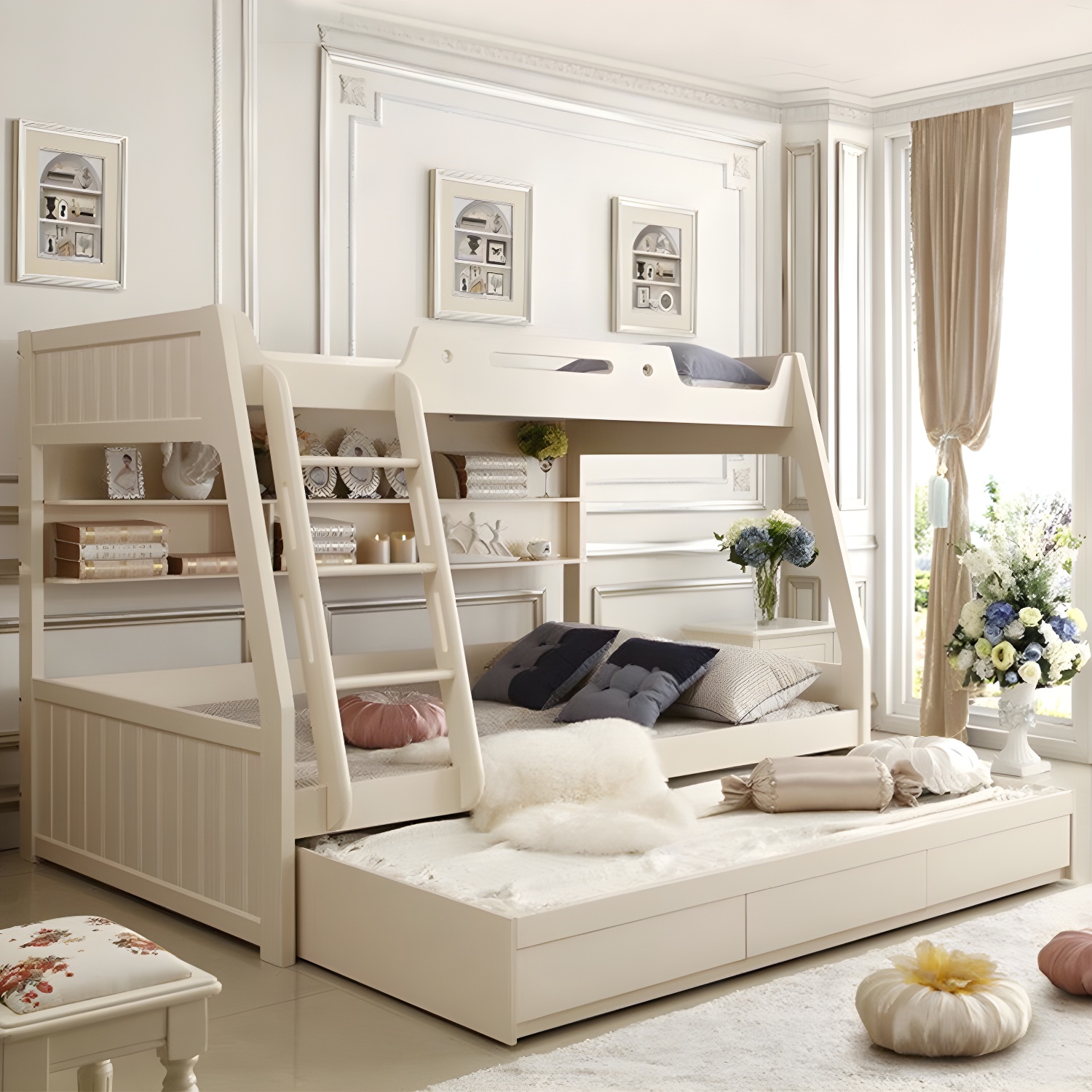 Solid Wood Bunk Bed | Ormau - image 4