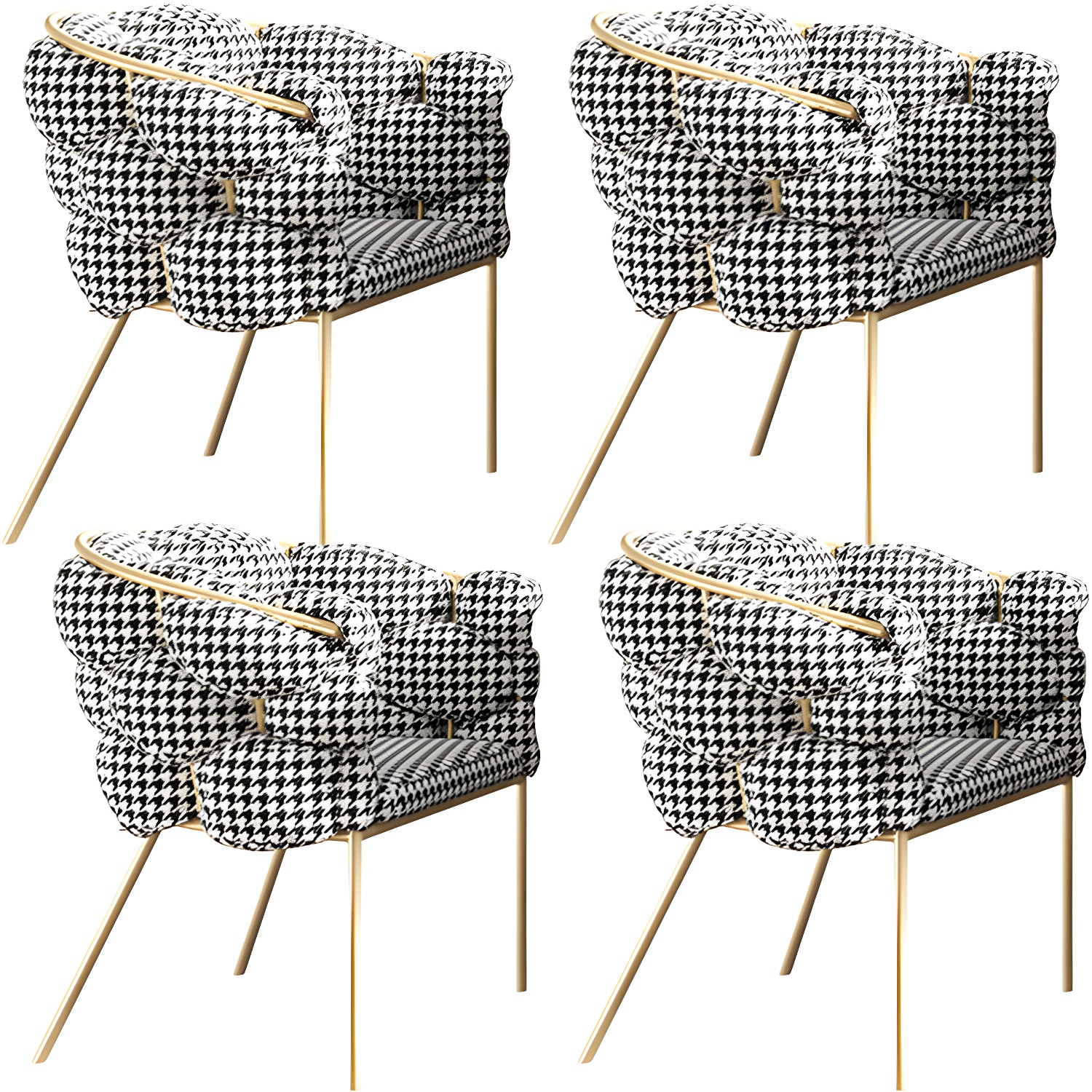 Glam Upholstered Dining Chair | Ormau - image 32